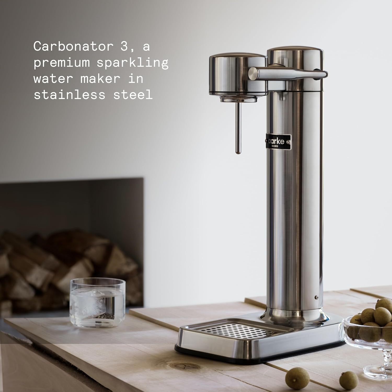 - Carbonator III Premium Carbonator-Sparkling & Seltzer Water Maker-Soda Maker with PET Bottle (Stainless Steel)