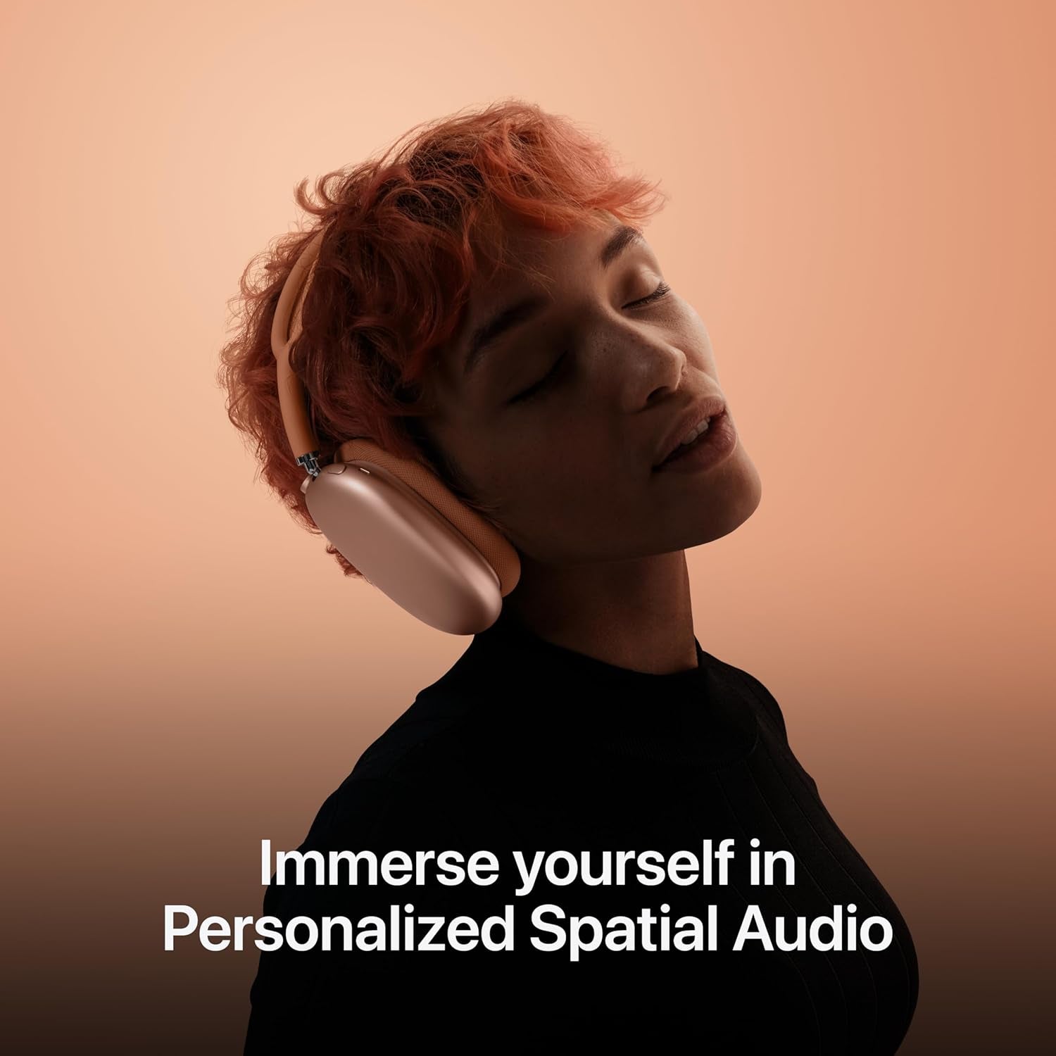 Airpods Max Wireless Over-Ear Headphones, Pro-Level Active Noise Cancellation, Transparency Mode, Personalized Spatial Audio, USB-C Charging, Bluetooth Headphones for Iphone - Starlight