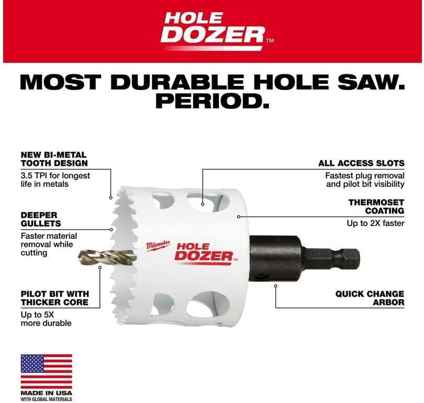 49-22-4025 13-Piece General Purpose Hole Dozer Hole Saw Kit