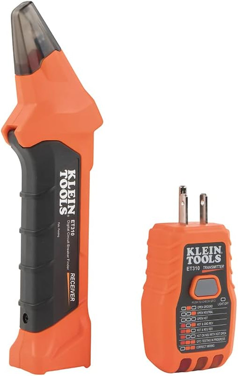 ET310 AC Circuit Breaker Finder, Electric and Voltage Tester with Integrated GFCI Outlet Tester
