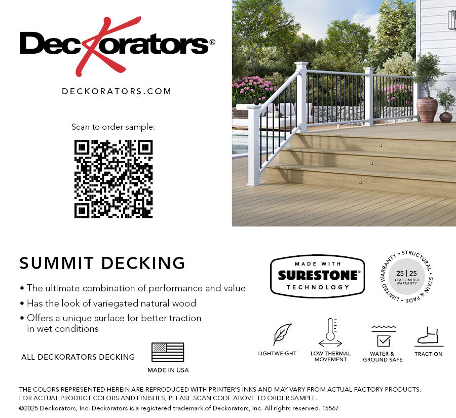 Independent Retailer Decking Swatch Cards