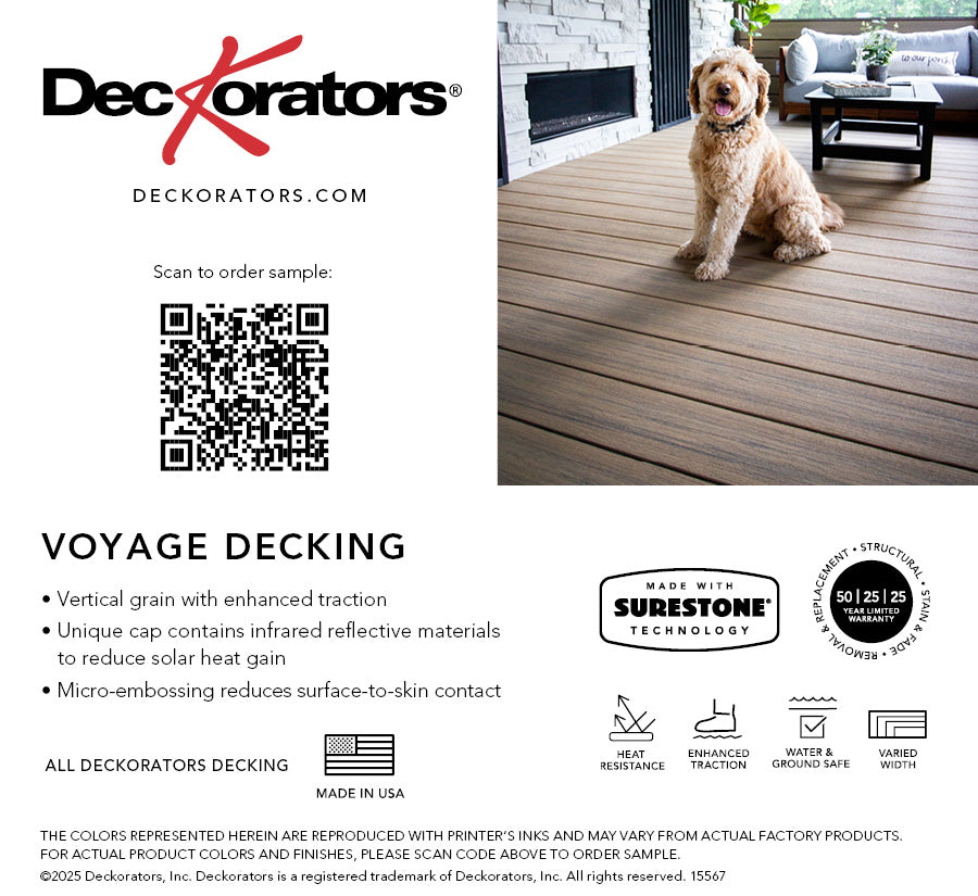 Independent Retailer Decking Swatch Cards