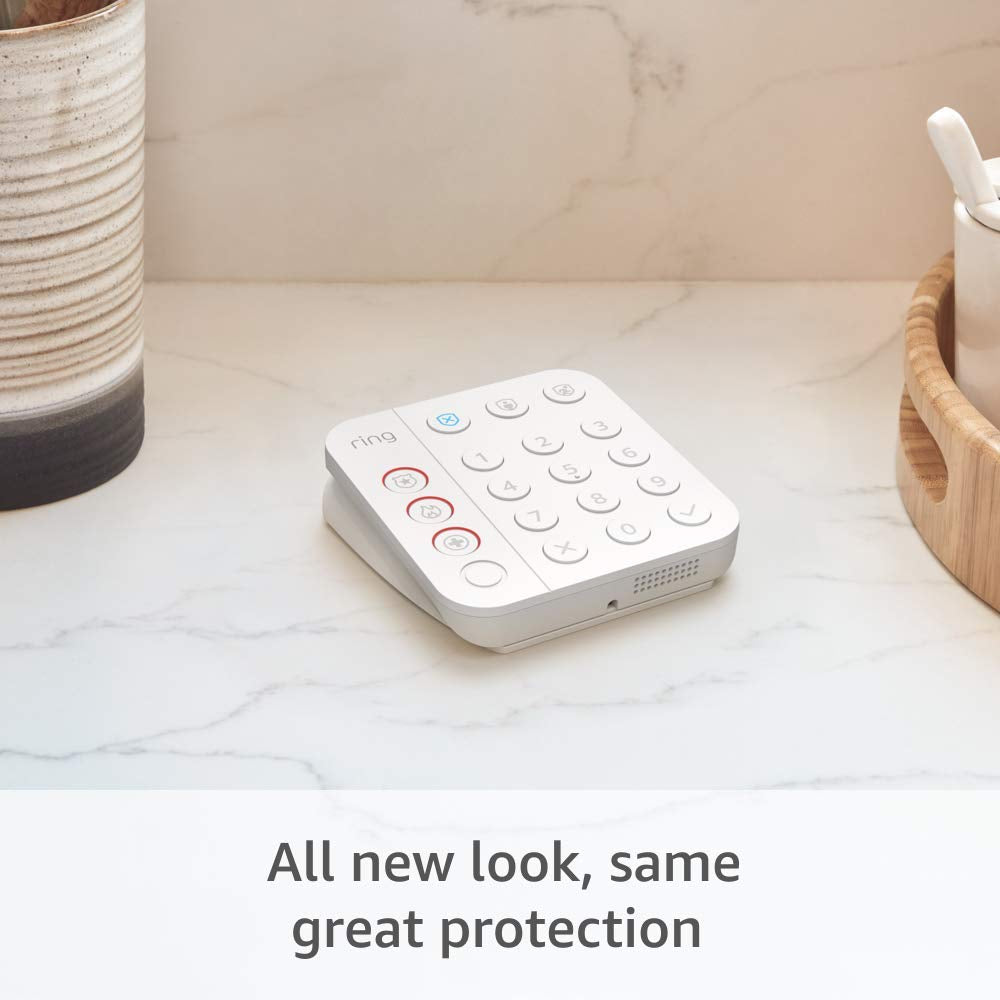 Alarm 8-Piece Kit – Wireless Smart Home Security System | Expandable | Easy Setup | Mobile App Control | 24/7 Professional Monito | Alexa Compatible