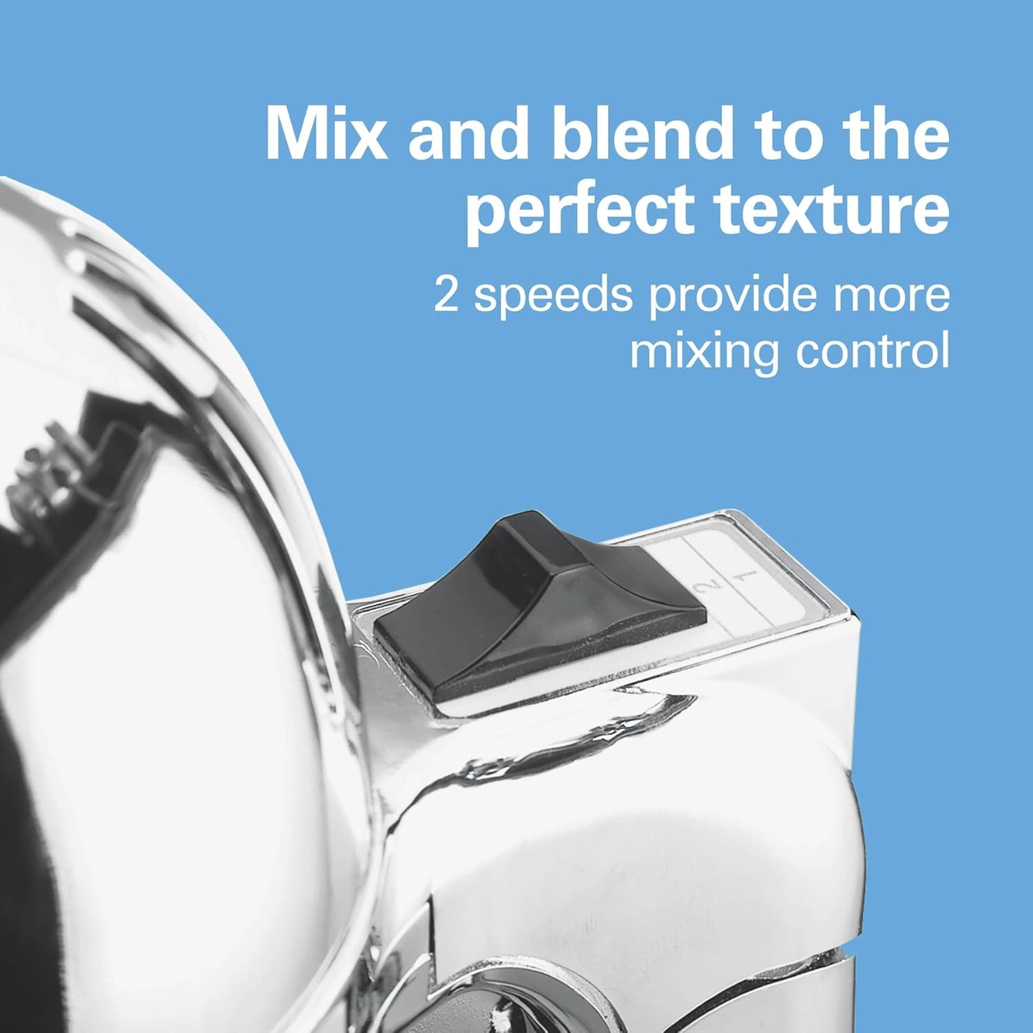 Drinkmaster Electric Drink Mixer, Retro Milkshake Maker & Milk Frother, 2 Speeds, Extra-Large 28 Oz. Stainless Steel Cup, Classic Chrome