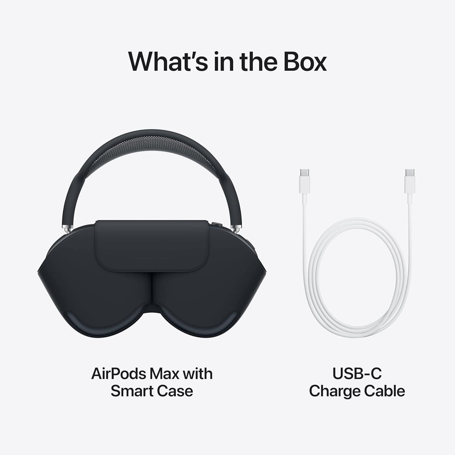 Airpods Max Wireless Over-Ear Headphones, Pro-Level Active Noise Cancellation, Transparency Mode, Personalized Spatial Audio, USB-C Charging, Bluetooth Headphones for Iphone - Starlight