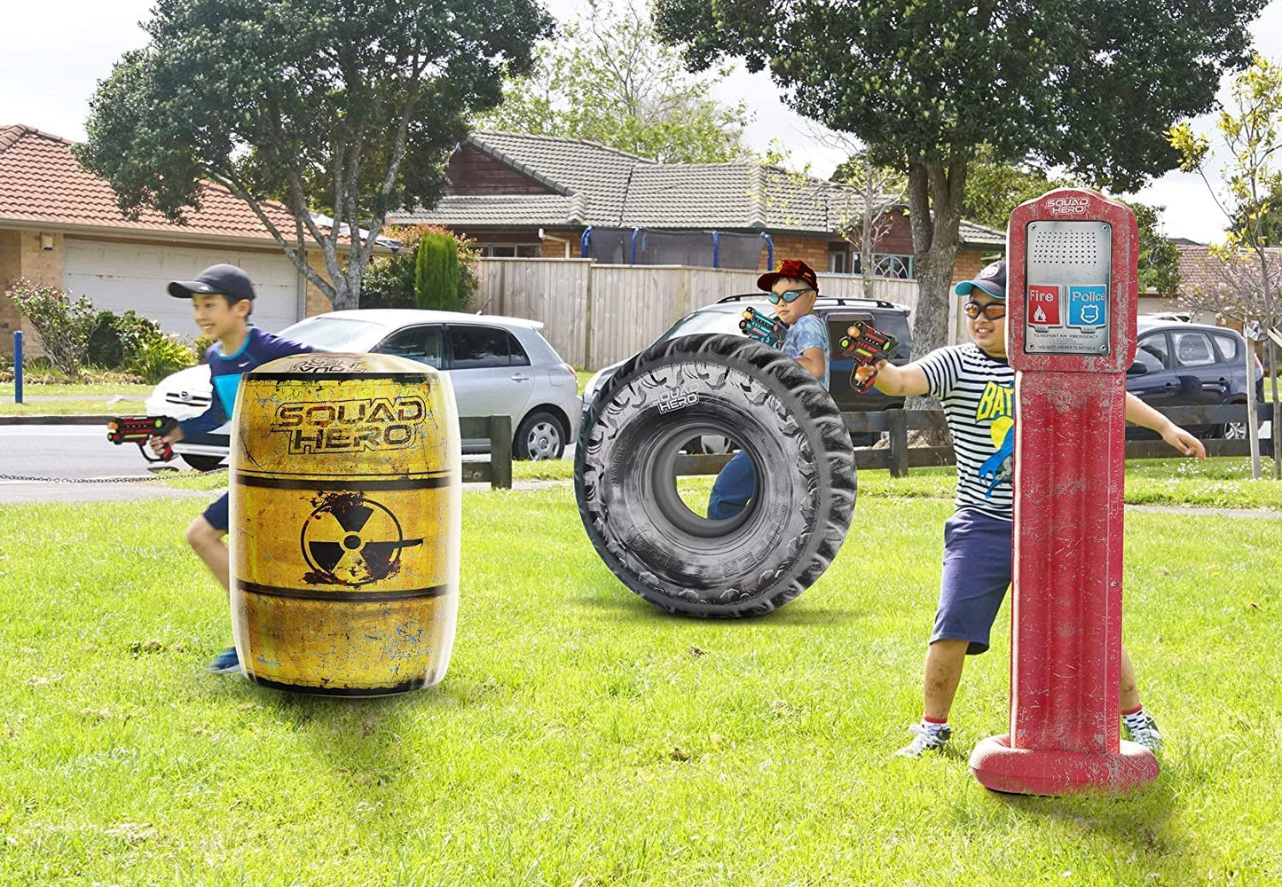 Rechargeable Laser Tag 360° Sensors + Lcds - Set of 4 - Easter Gift Ideas for Kids Teens and Adults Boys & Girls Family Fun - Cool Teenage Lazer Group Activity, Teen Gifts Ages 8+ Year Old