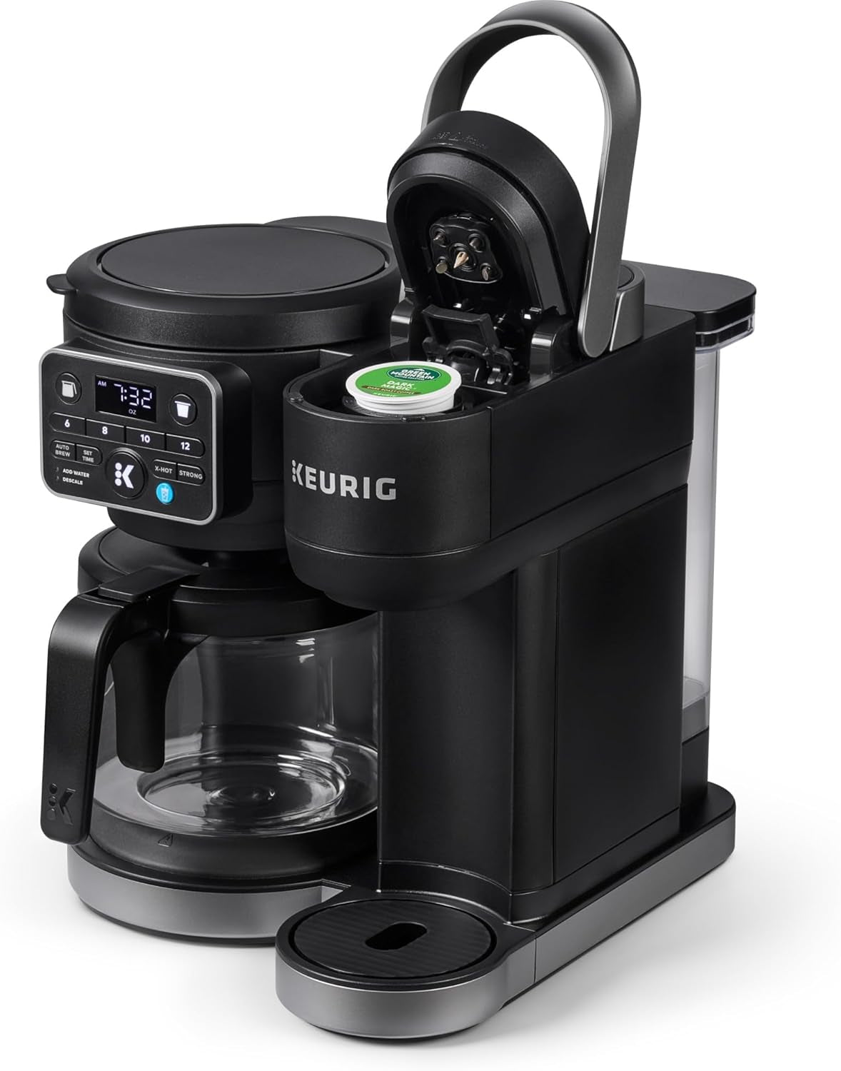 K-Duo Hot & Iced Single Serve & Carafe Coffee Maker, Multistream Technology, 72Oz Reservoir (Gen 2)