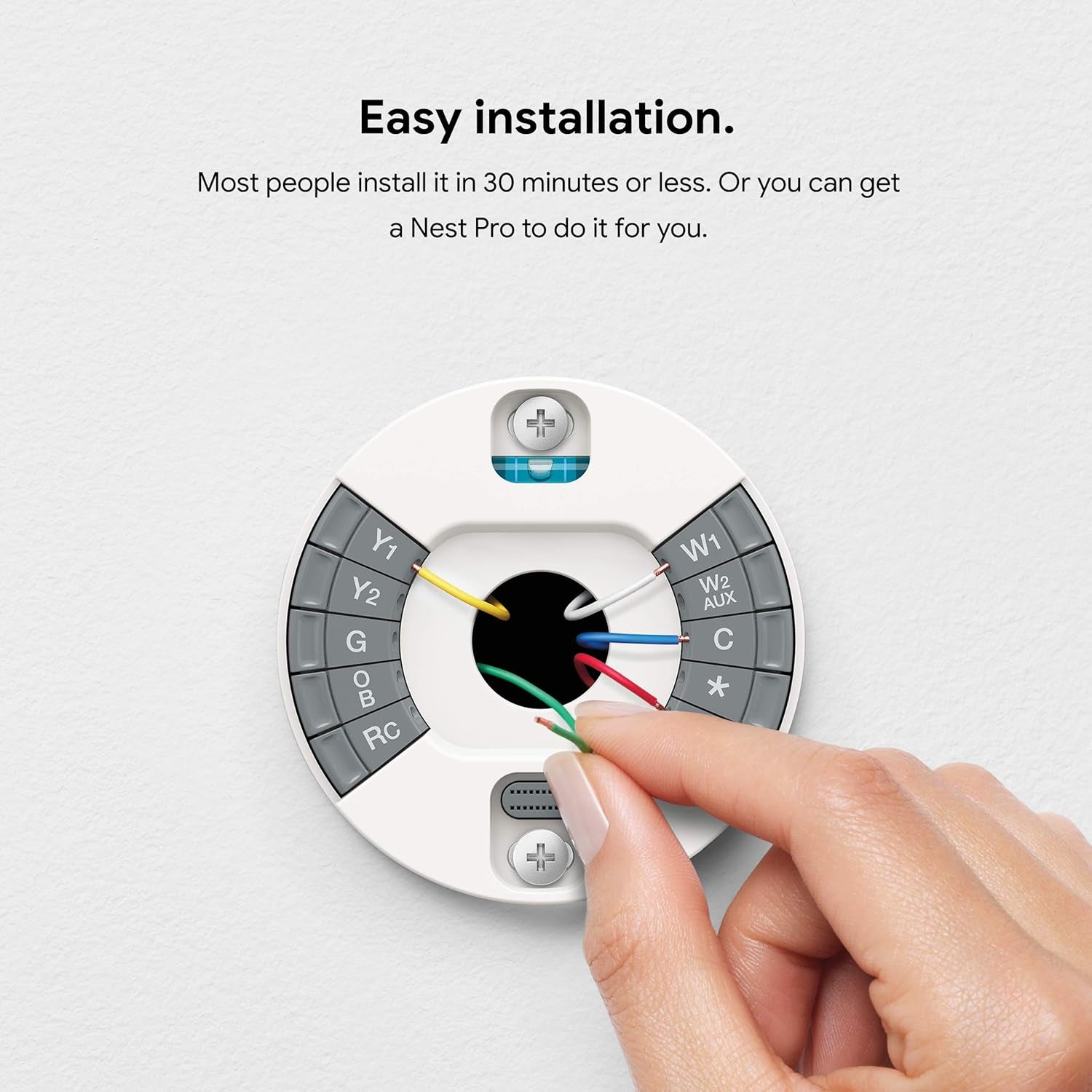 Nest Learning Thermostat - 3Rd Gen (2015) - Programmable Smart Thermostat for Home - Works with Alexa - White