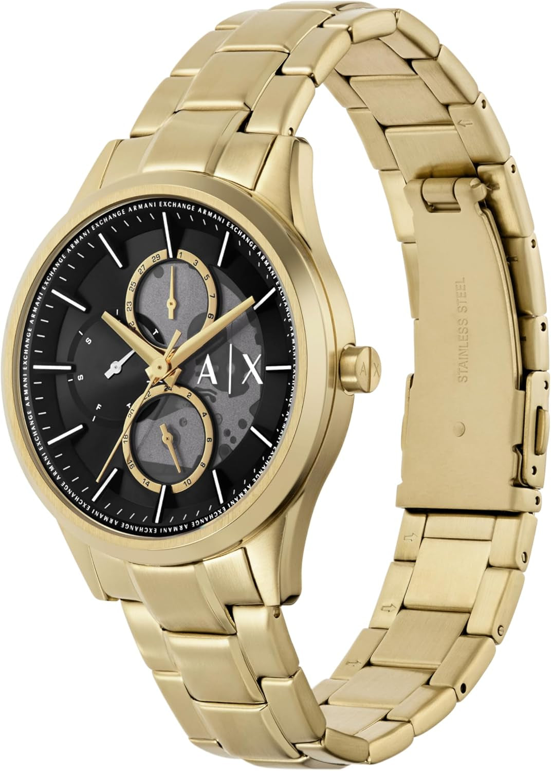 A|X Armani Exchange Multifunction Watch for Men with Leather or Stainless Steel Band
