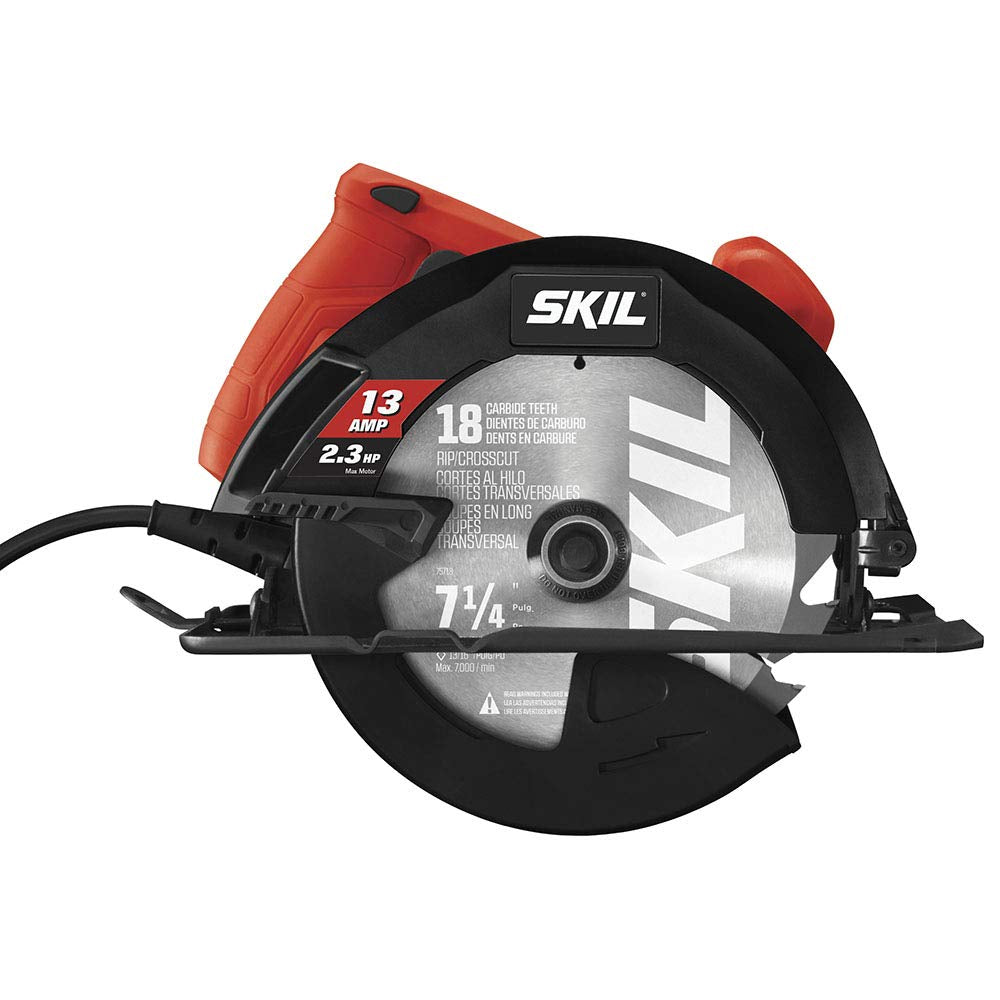 5080-01 13-Amp 7-1/4" Circular Saw, Red