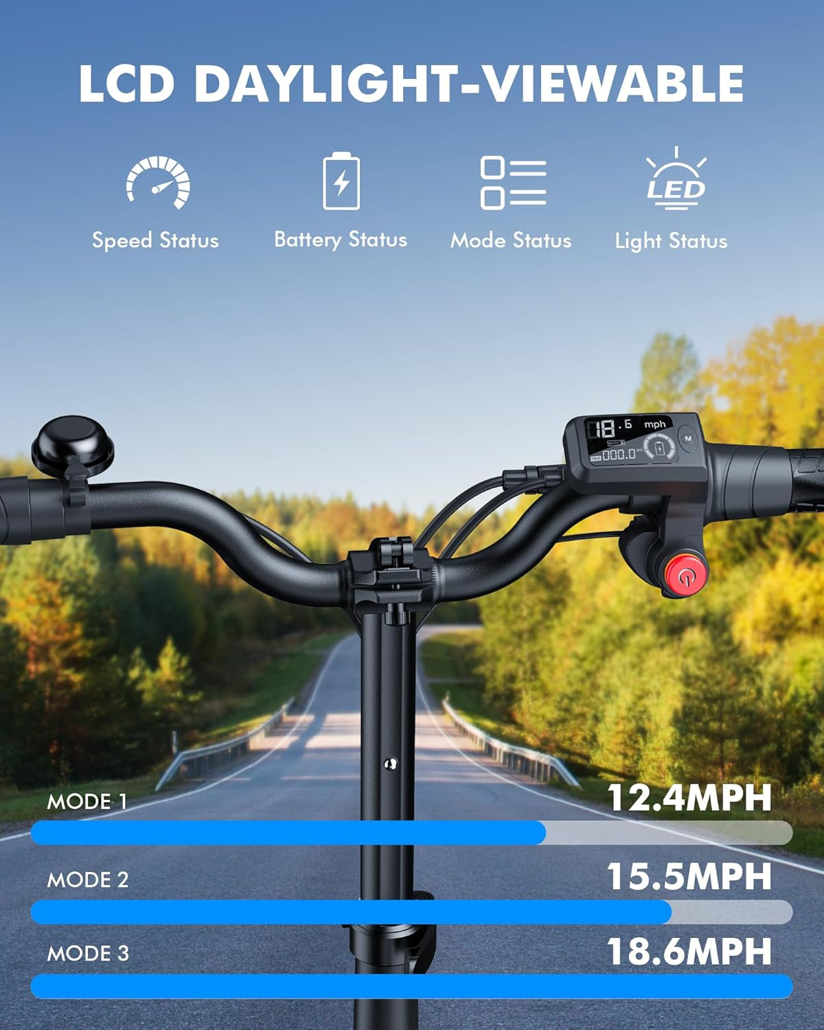 C1 plus Electric Scooter for Adults with Seat & Pet Basket - 30 Miles Range 650W Motor 48V 13.5Ah Battery 18.6MPH 14" Pneumatic Tires Foldable Design Dual Shock Absorbers 300Lbs Capacity