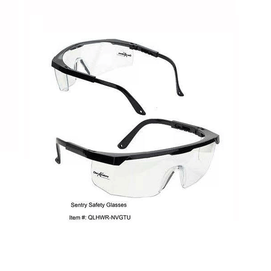 Deckorators Branded Safety Glasses - Black