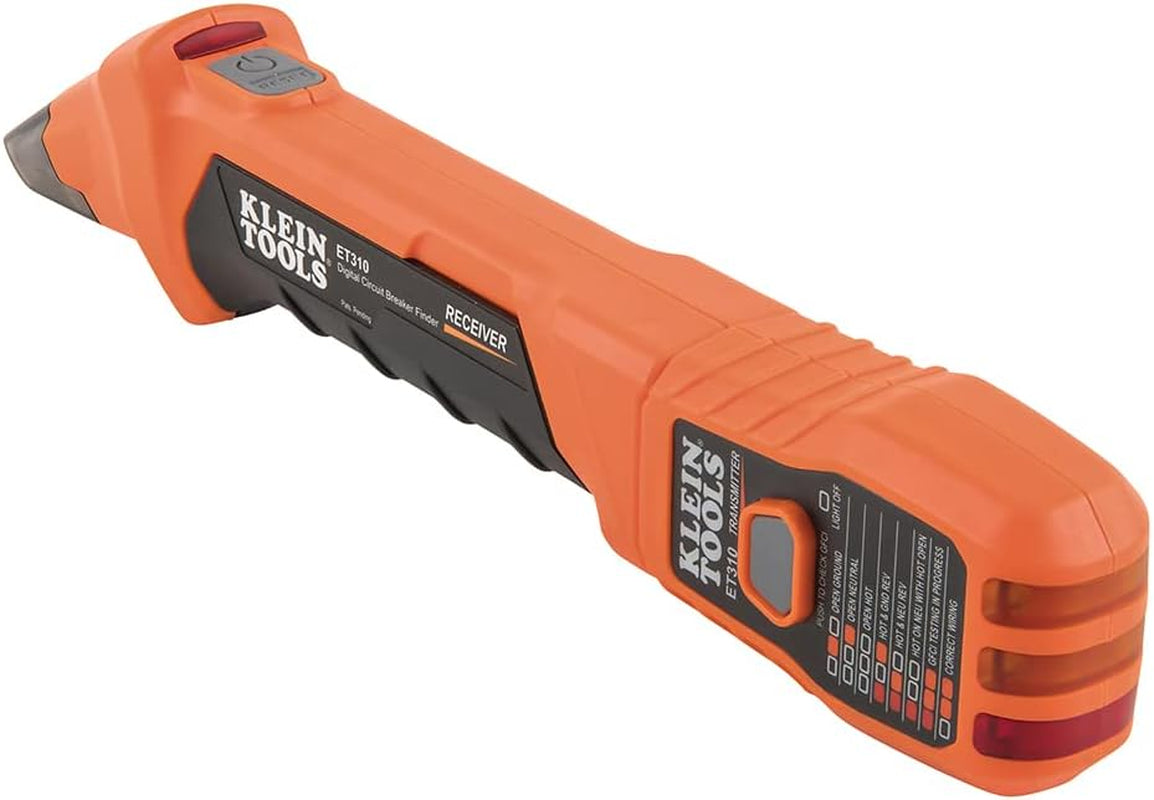 ET310 AC Circuit Breaker Finder, Electric and Voltage Tester with Integrated GFCI Outlet Tester