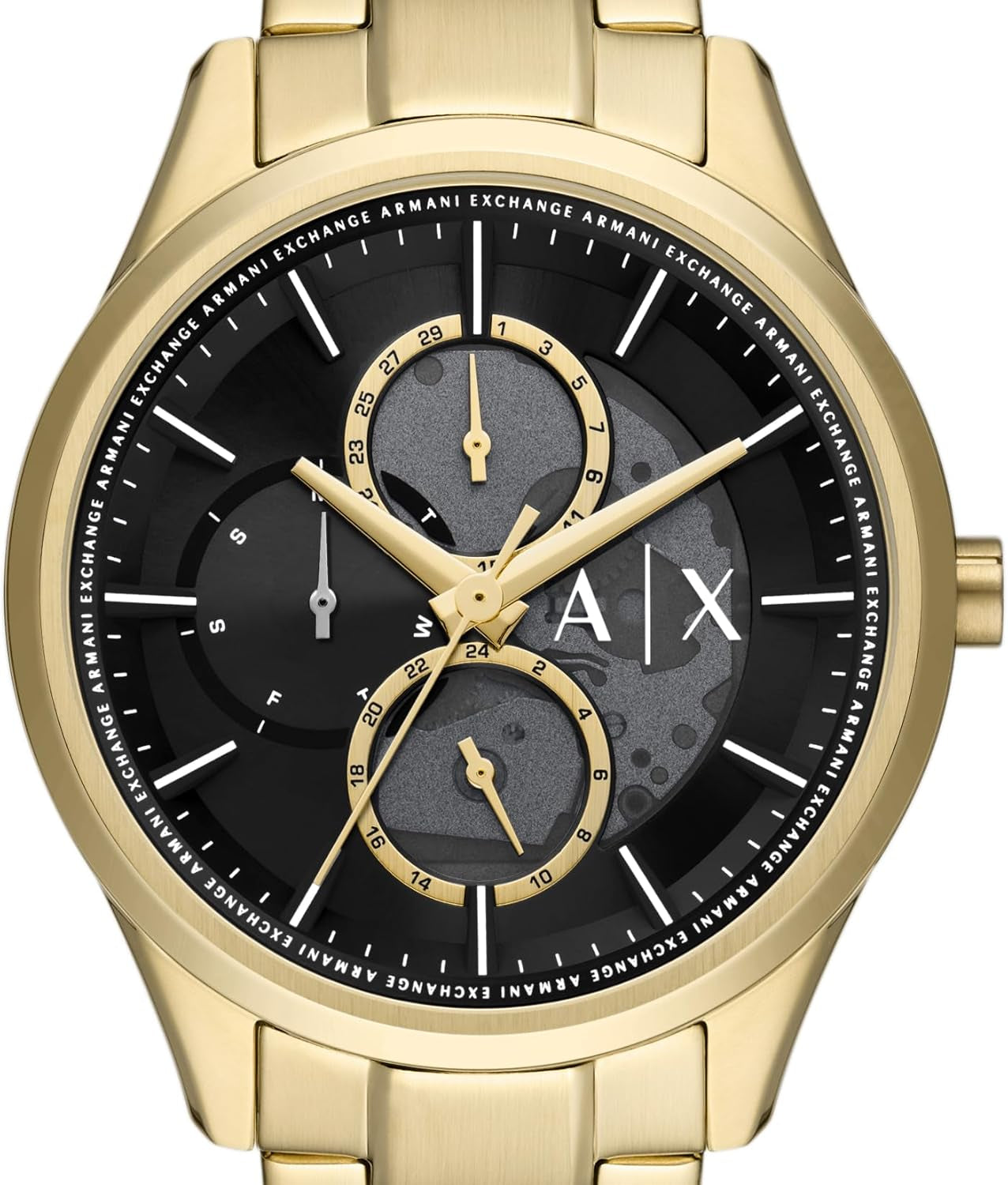 A|X Armani Exchange Multifunction Watch for Men with Leather or Stainless Steel Band