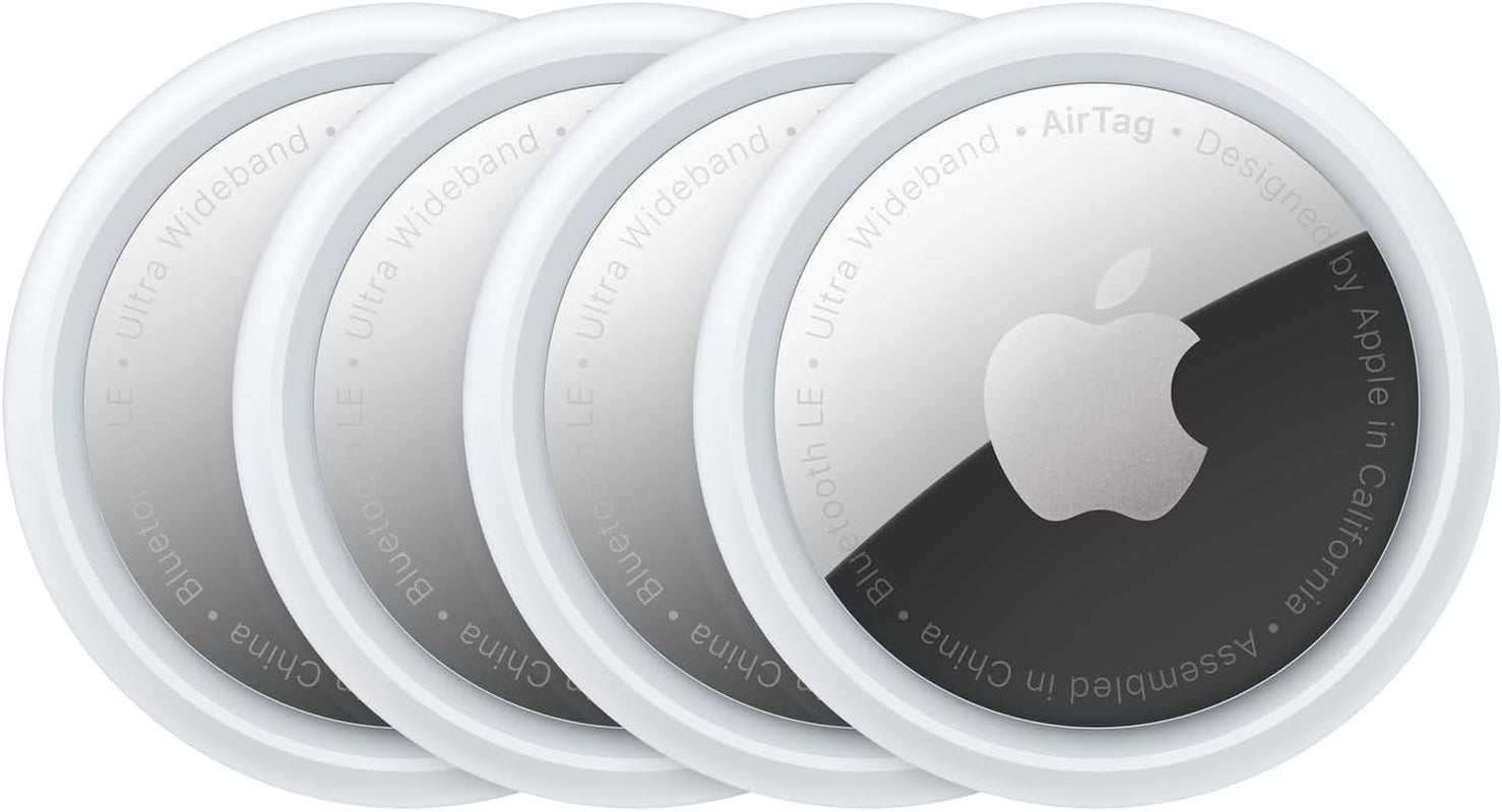 Airtag 4 Pack. Keep Track of and Find Your Keys, Wallet, Luggage, Backpack, and More. Simple One-Tap Set up with Iphone or Ipad