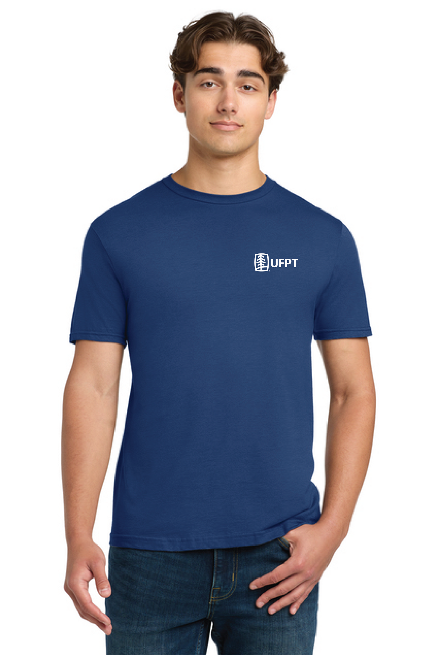 UFPT (White) Embroidery - Gildan Softstyle T-Shirt