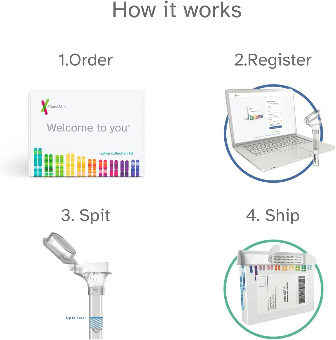 + Premium Membership Bundle - DNA Kit with Personal Genetic Insights Including Health + Ancestry Service plus 1-Year Access to Exclusive Reports (Before You Buy See Important Test Info Below)
