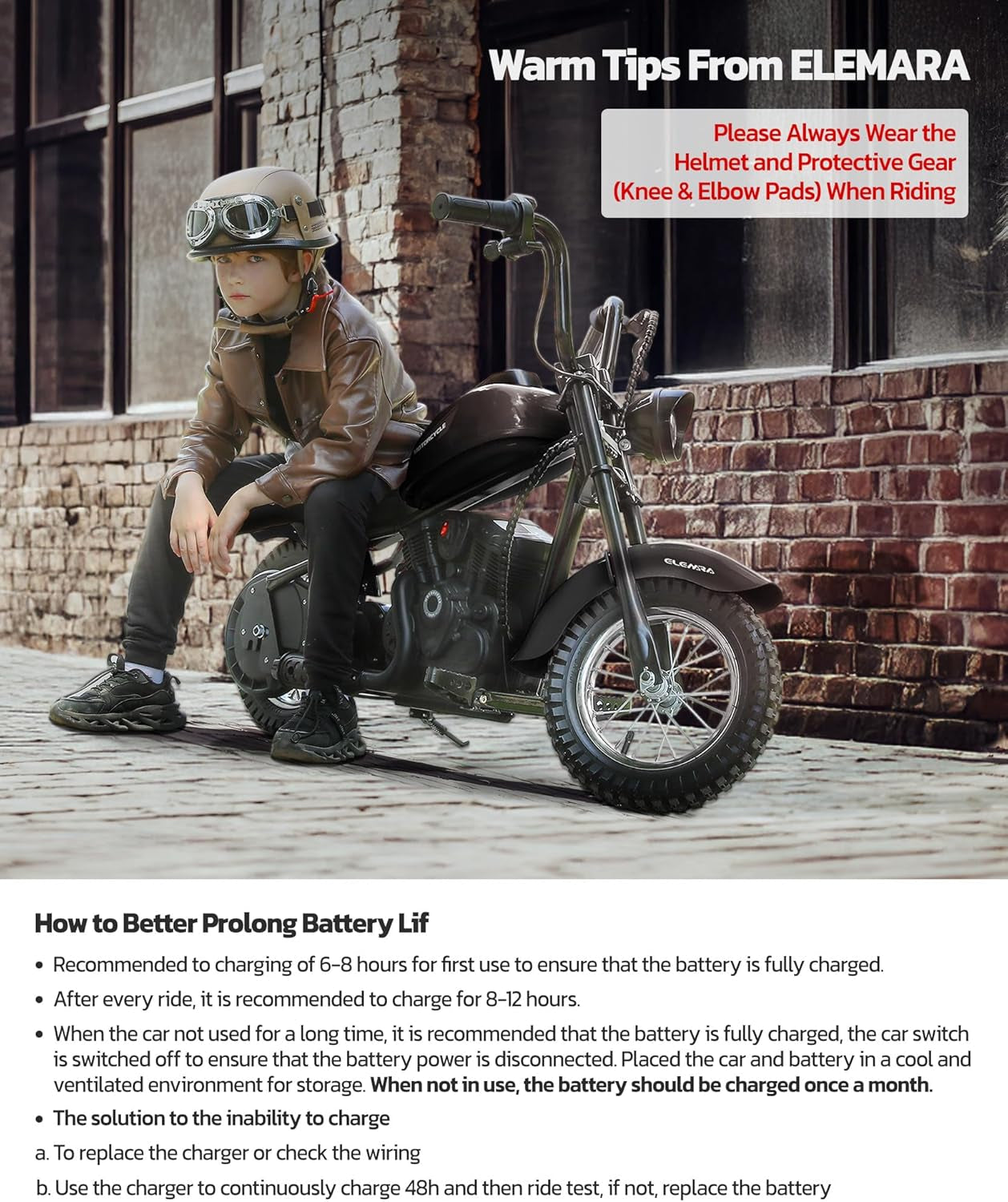 Electric Dirt Bike, 15 Mph & 150Lb Max, 24V Ride on Toy for Big Kids W/Led Lights & Power Display, Chain-Driven Motor, Twist-Grip Throttle, Shock Springs, Handbrake, 12" Air-Filled Tires-Black