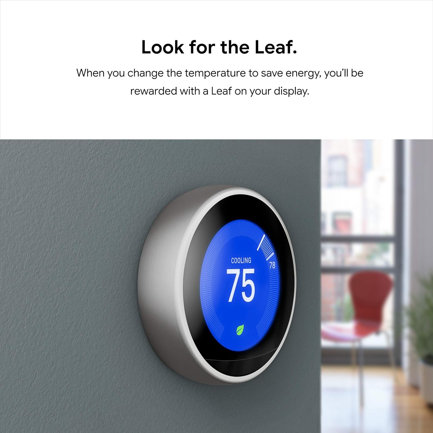 Nest Learning Thermostat - 3Rd Gen (2015) - Programmable Smart Thermostat for Home - Works with Alexa - White