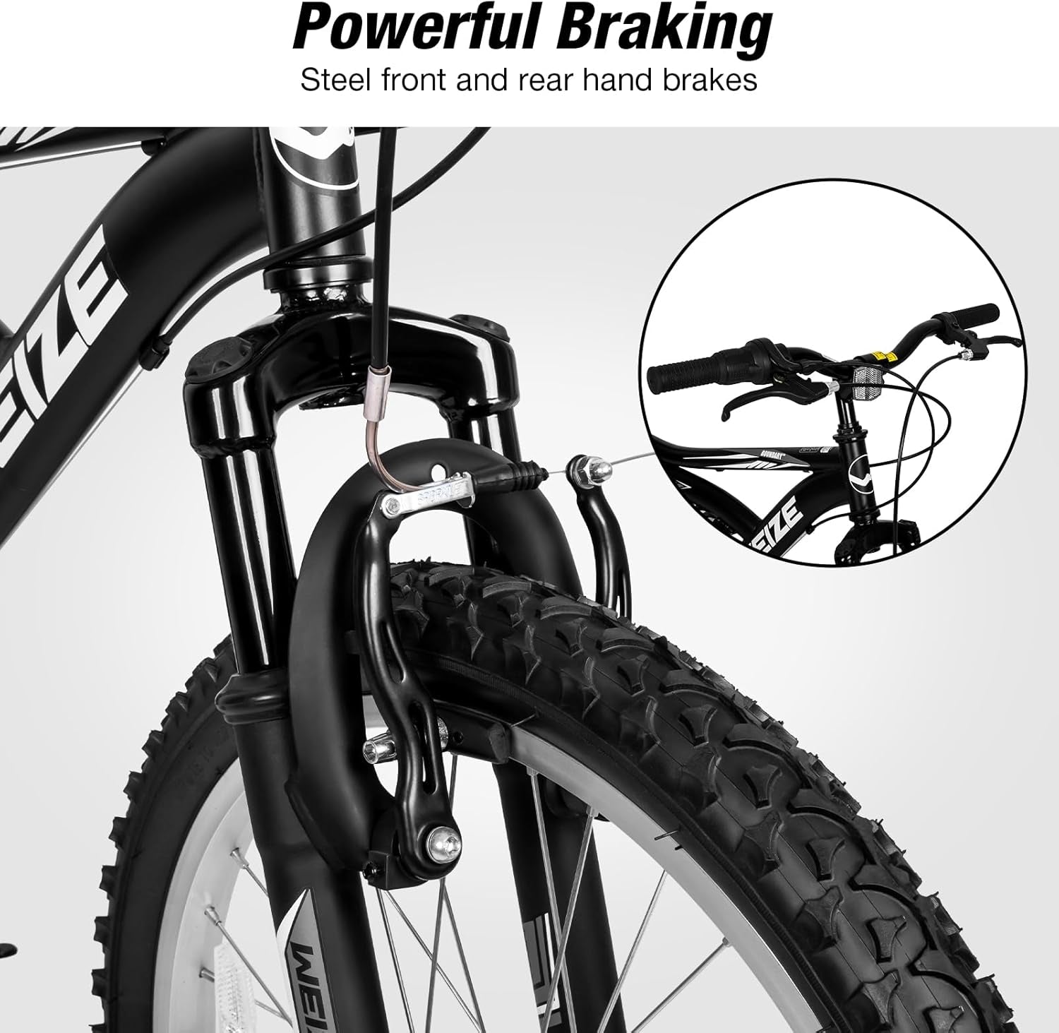 Kids Mountain Bike, 20 Inch Kids' Bicycles for 6-12 Years Old Boys Girls with Dual Full Suspension, 6 Speeds Drivetrain, High-Carbon Steel Frame, Ideal for Young Riders and Adventurers