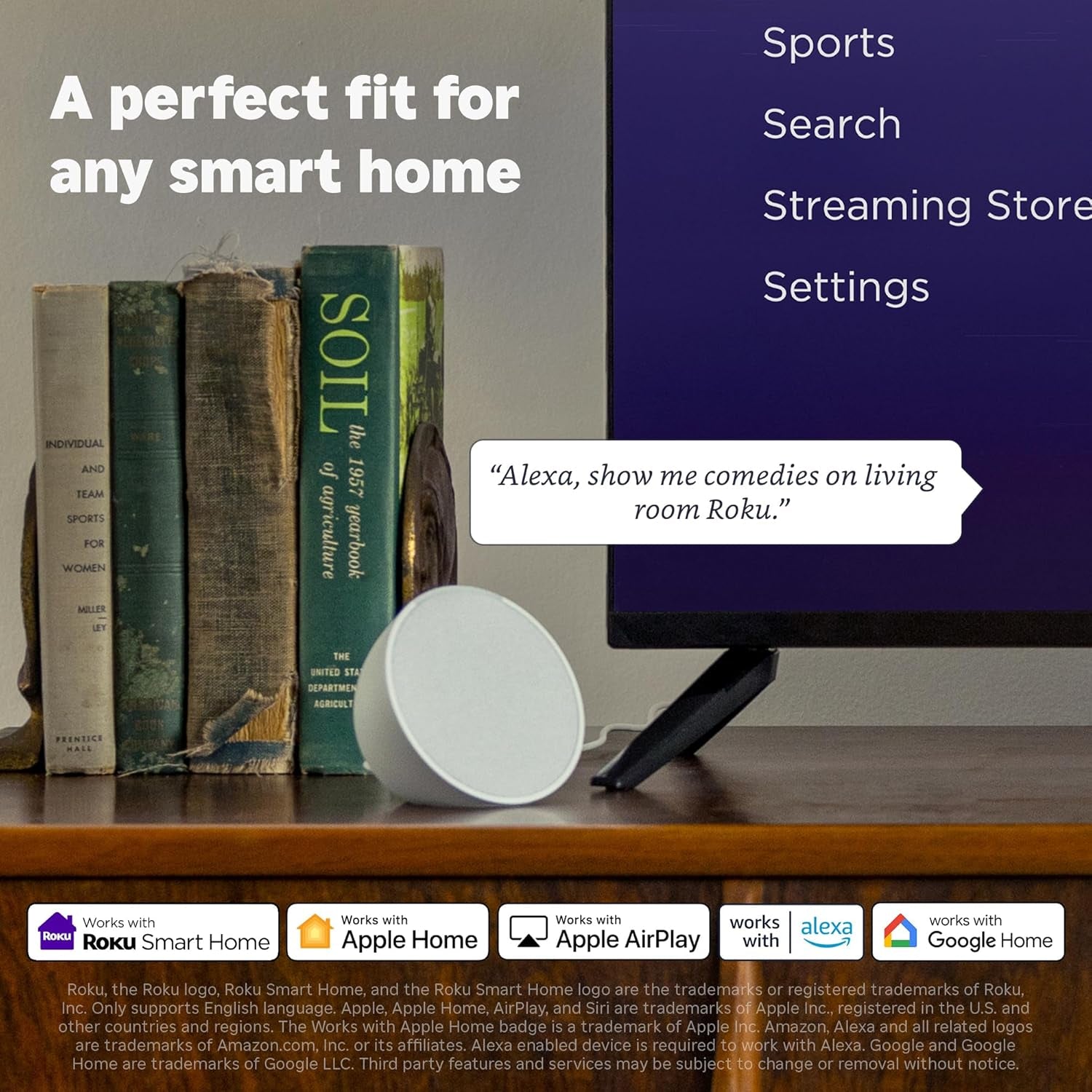 Smart TV 2025 – 50-Inch Select Series, 4K HDR TV – tv with Enhanced Voice Remote – Flat Screen LED Television with Wi-Fi for Streaming Live Local News, Sports, Family Entertainment