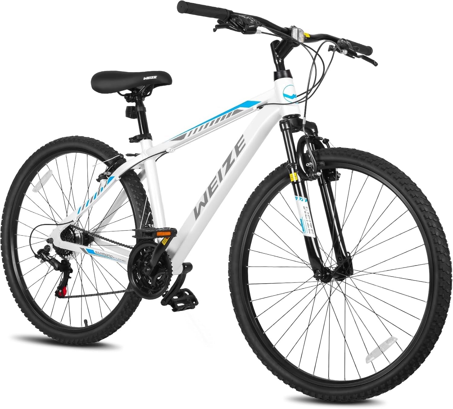 Hardtail Mountain Bike, 29 Inch Wheels Outdoor Cycling Bike, 21-Speed Trigger Shifter, Aluminum Frame for Men and Women, Comfort Saddle, MTB Bicycle with Suspension Fork
