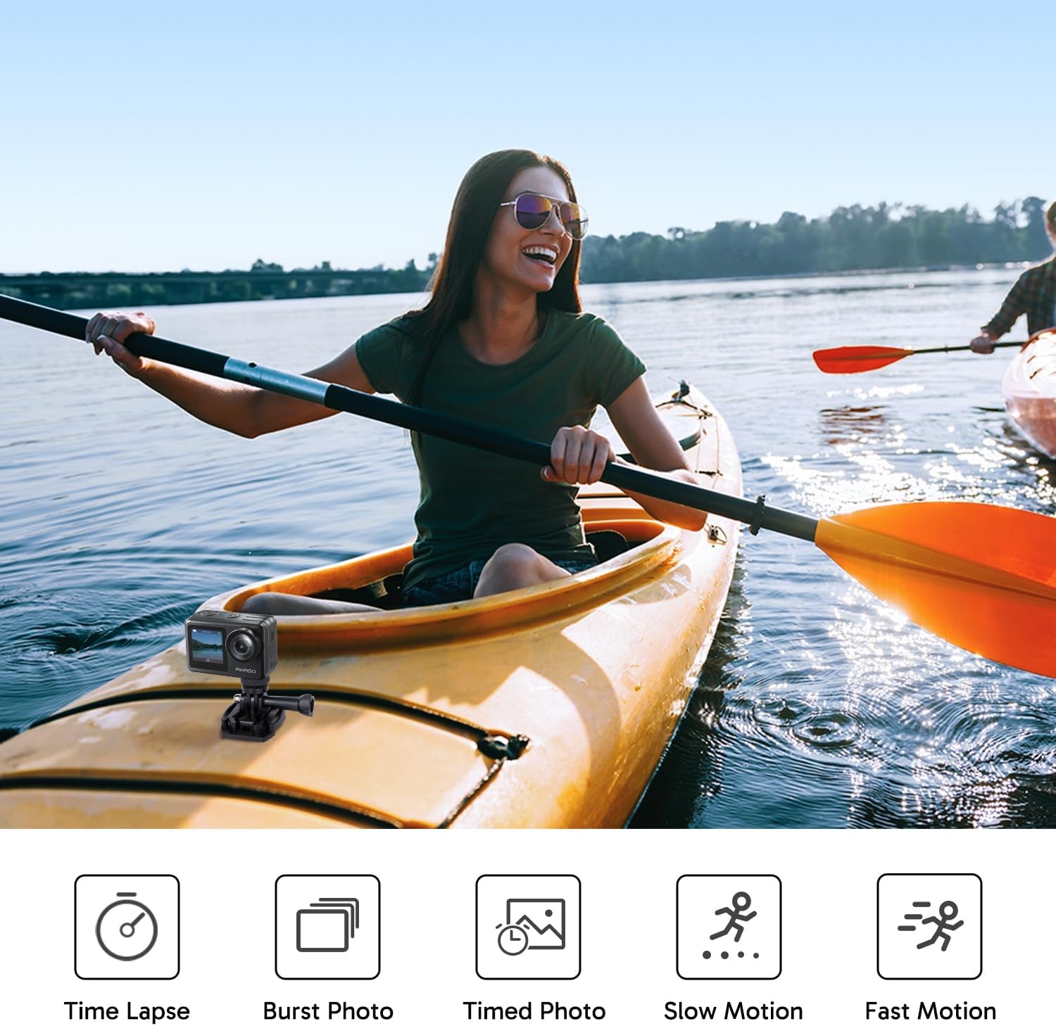 Brave 7 LE 4K30Fps Action Camera with 64GB Microsdxc U3 Memory Card Accessories Kit Bundle Ultra HD 131FT Waterproof Camera EIS 2.0 Wifi Remote Control Zoom Underwater Camera
