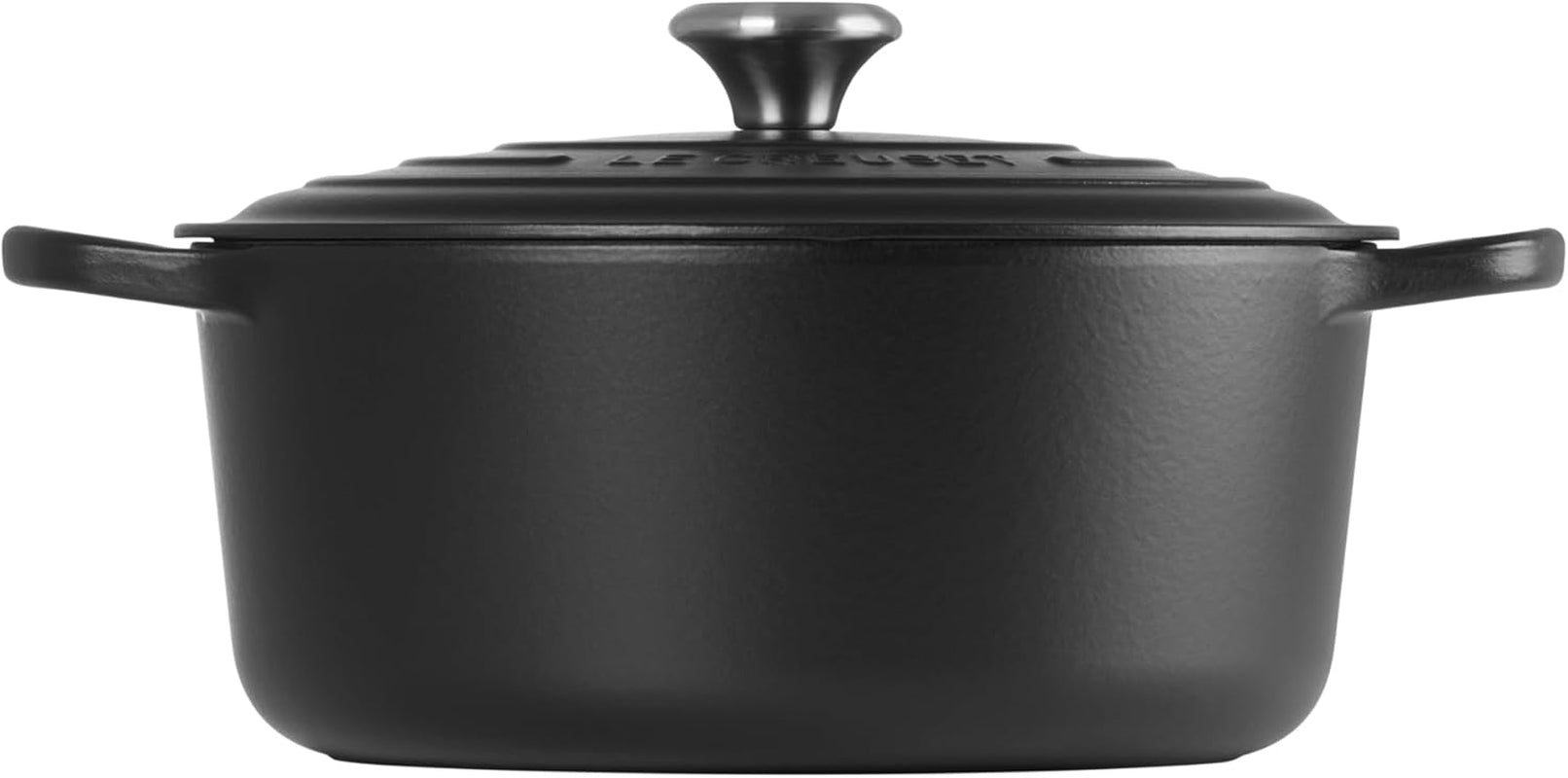 Enameled Cast Iron Signature round Dutch Oven, 7.25 Qt., Licorice