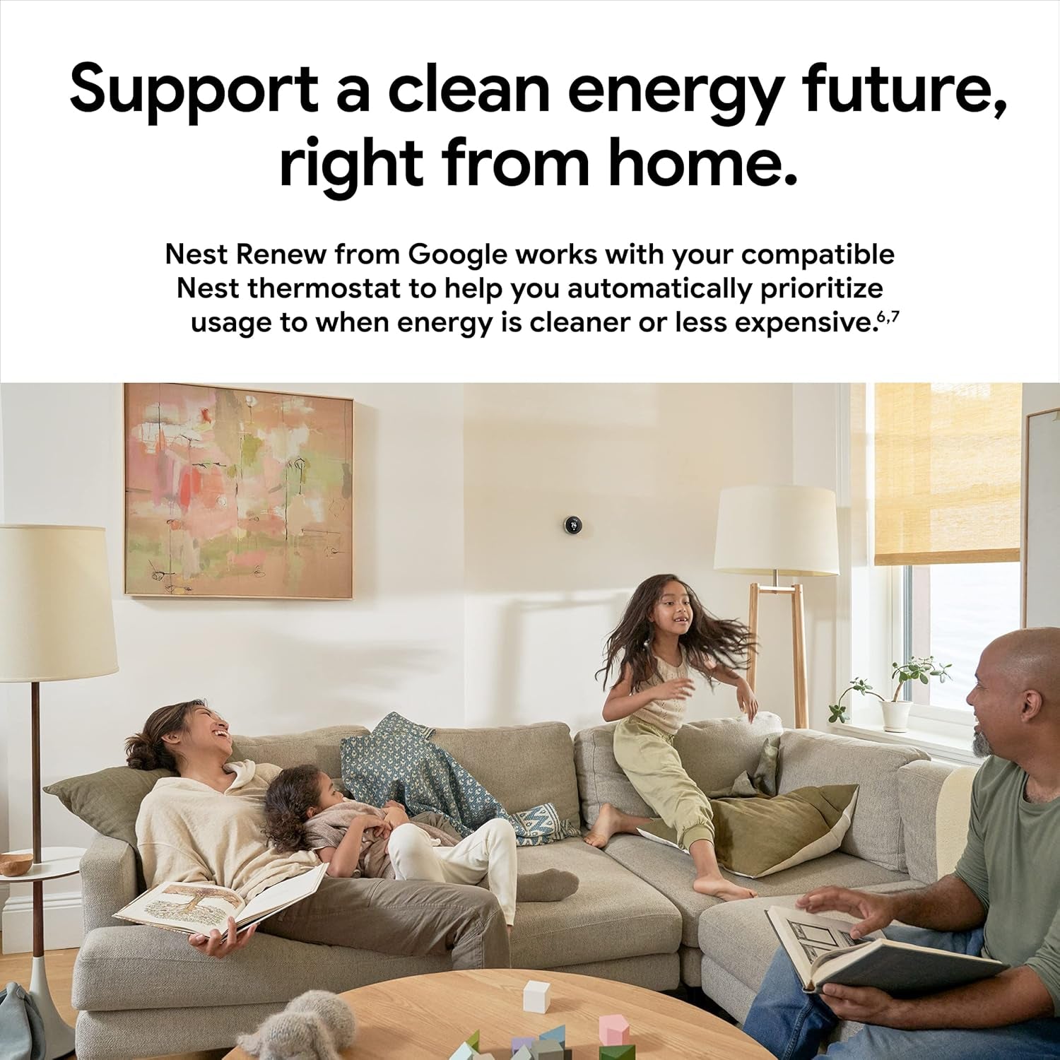 Nest Learning Thermostat - 3Rd Gen (2015) - Programmable Smart Thermostat for Home - Works with Alexa - White
