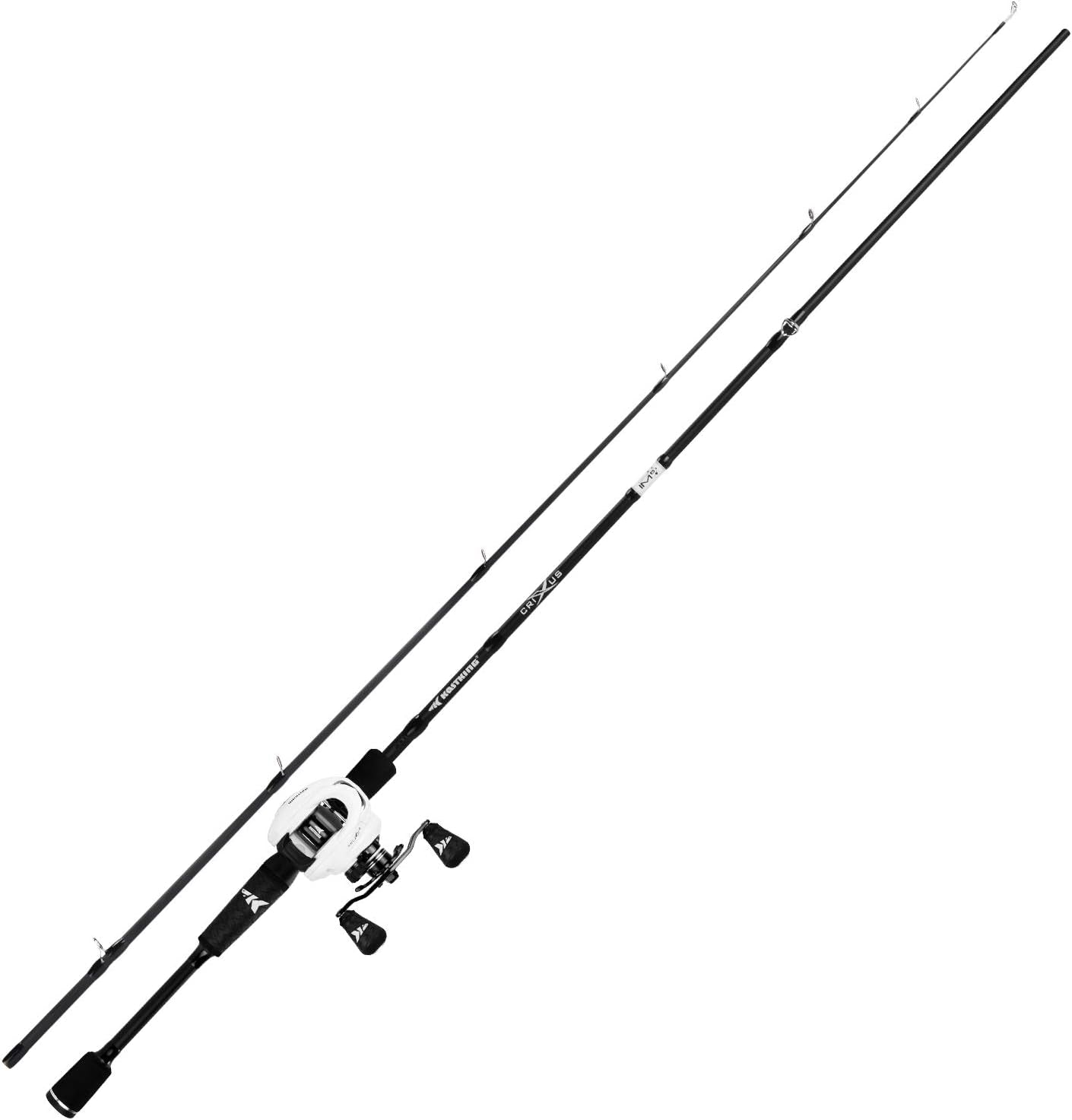Crixus Fishing Rod and Reel Combo, Baitcasting Combo, IM6 Graphite Blank Rods,Superpolymer Handle