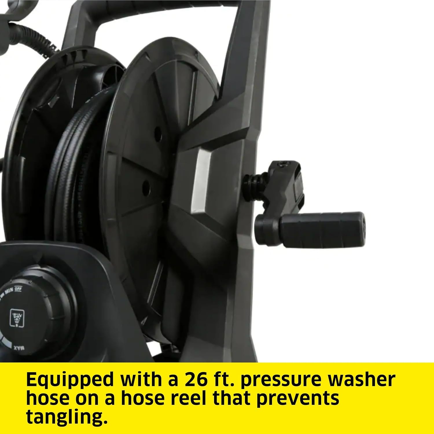 K5 Premium, 1.4 GPM Pressure Washer with Hose Reel, Vario Power & Dirtblaster Wands - 2000 PSI