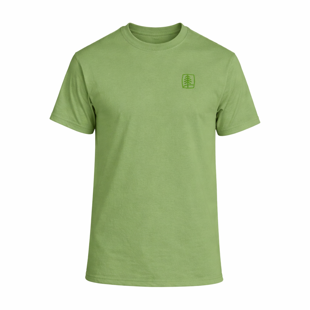 UFP Tree Tone-on-Tone Print - Port & Co Essential Tee