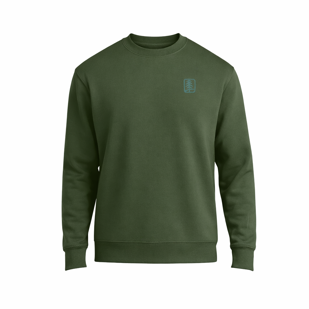 UFP Tree Tone-on-Tone Embroidery - Stanley/Stella Unisex Changer 2.0 Crewneck Sweatshirt