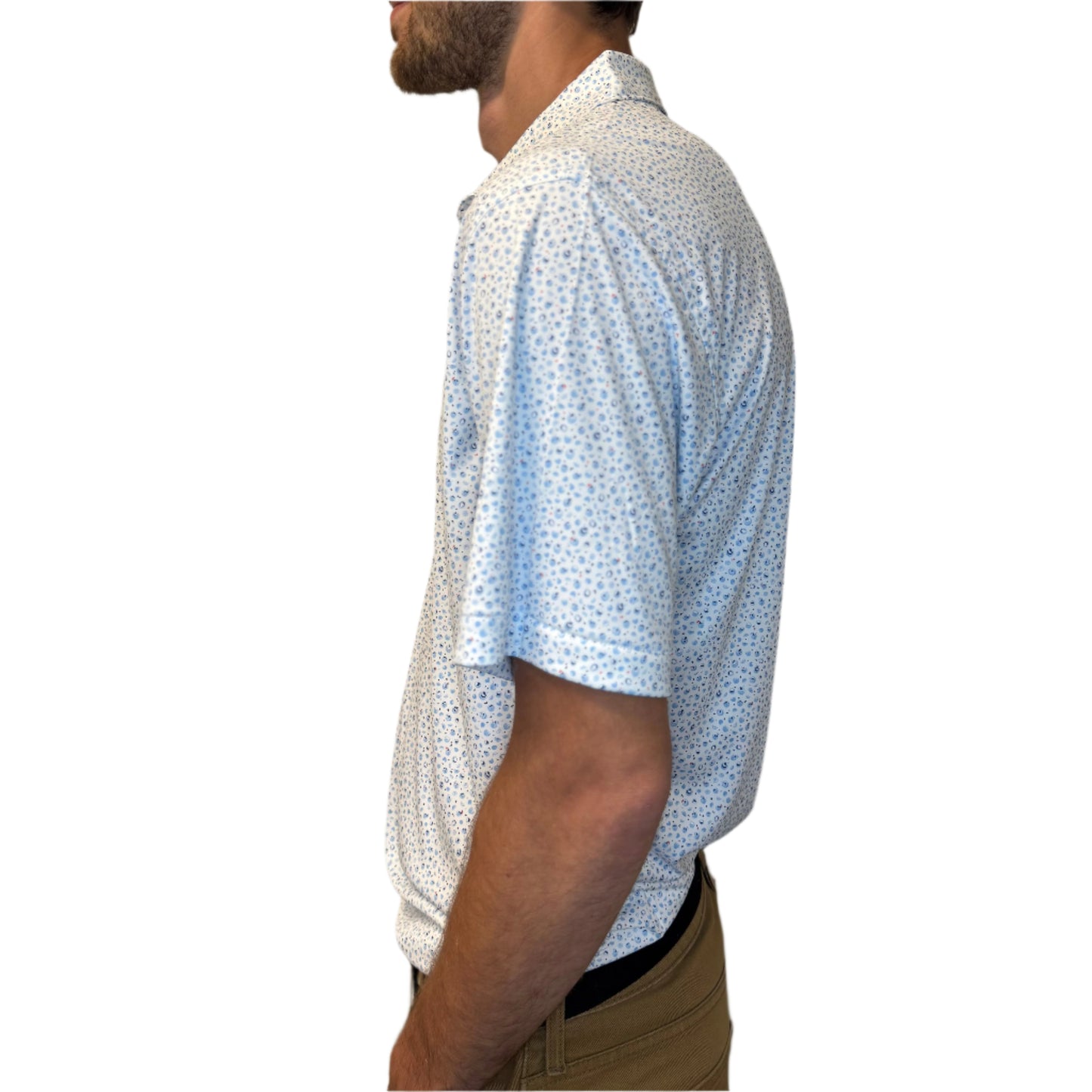 UFP Tree Peter Millar Featherweight "Coconut Lime" Polo