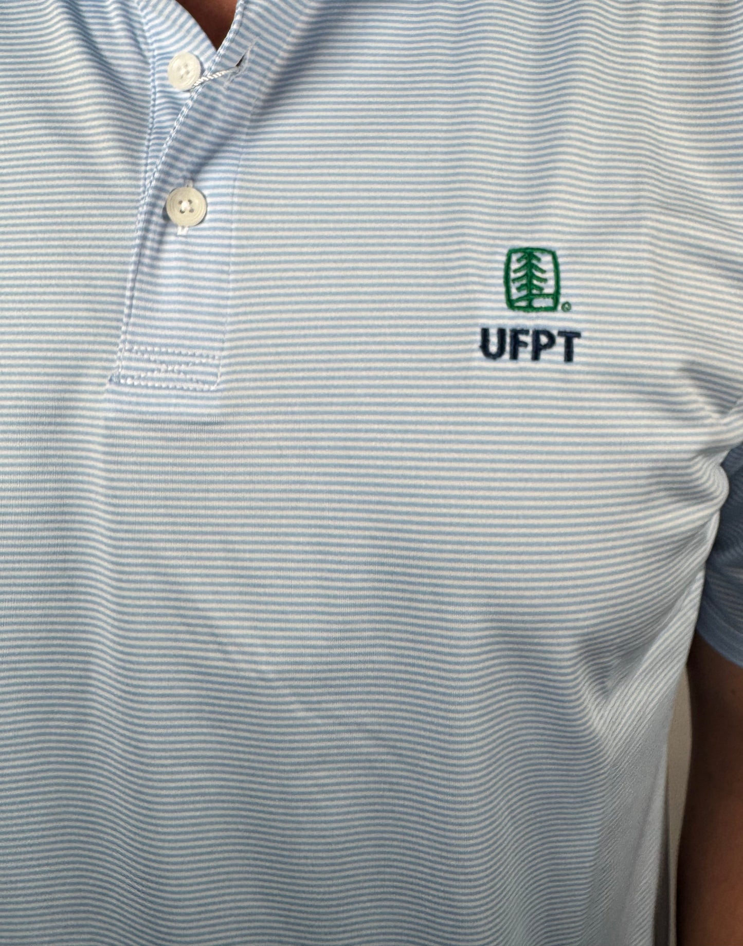 UFPT Holderness & Bourne Men's the Perkin Polo - Skye & White