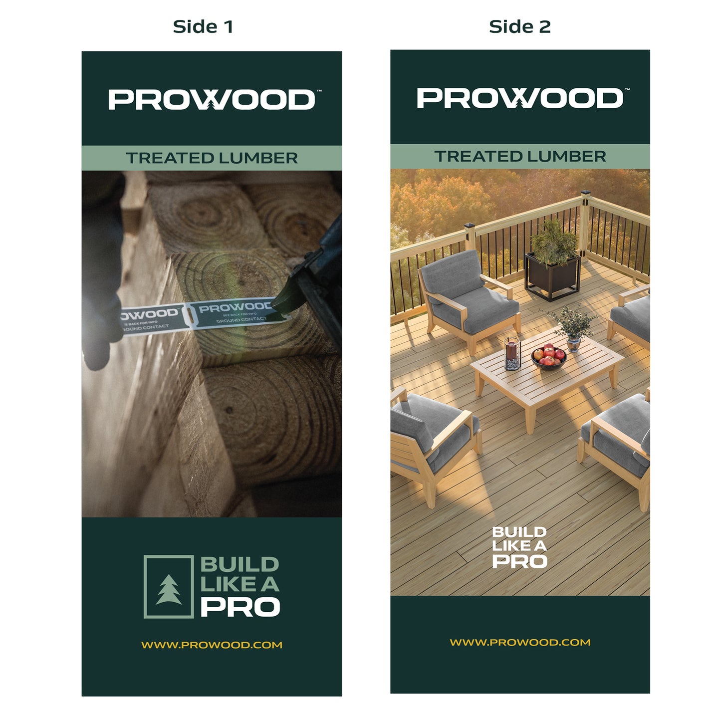 ProWood Treated Lumber Flex Tube Display