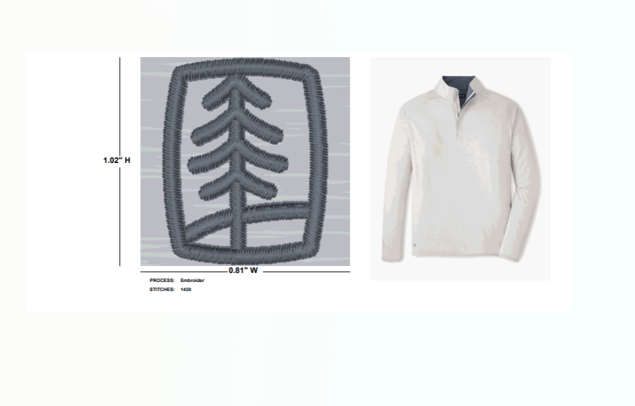 UFP Industries Men's Peter Millar Stealth Performance Q-Zip - British Grey