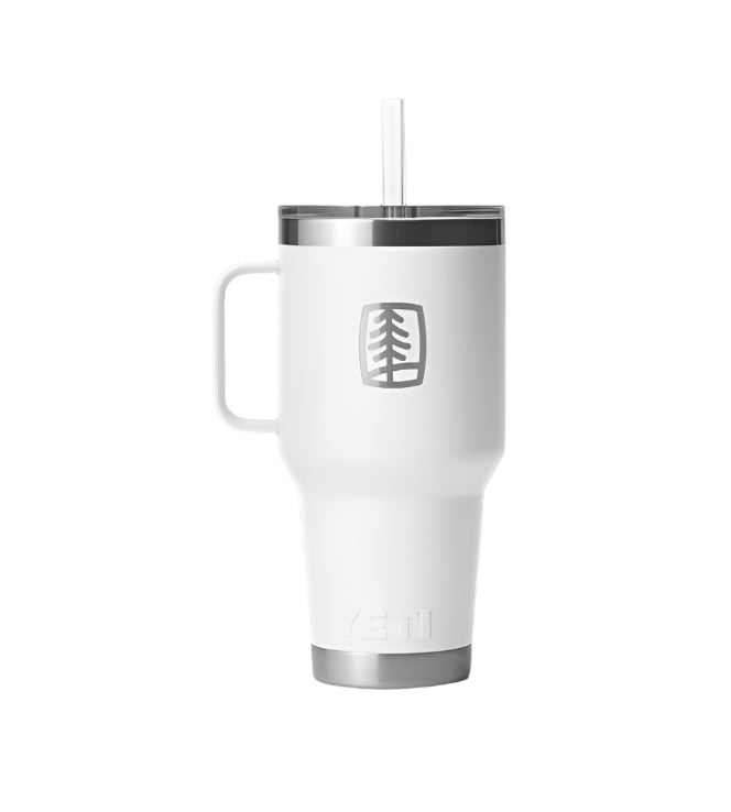 UFP Tree YETI 42oz Rambler Mug with Straw