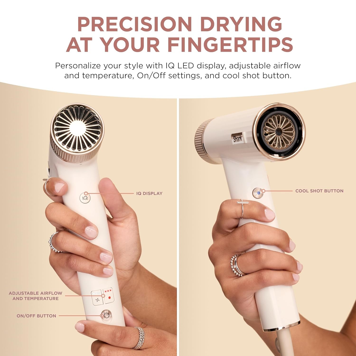 Hair Dryer | Speedstyle | No Heat Damage Hair Styling Tool | 3 Styling Tools Included | Portable & Powerful Blow Dryer | Best for Straight & Wavy Hair | Silk | HD331