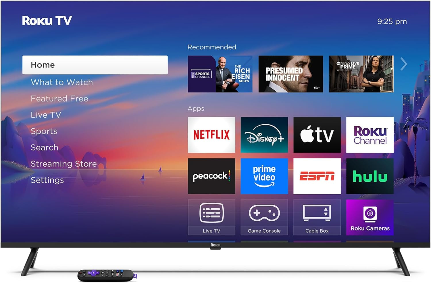Smart TV 2025 – 50-Inch Select Series, 4K HDR TV – tv with Enhanced Voice Remote – Flat Screen LED Television with Wi-Fi for Streaming Live Local News, Sports, Family Entertainment