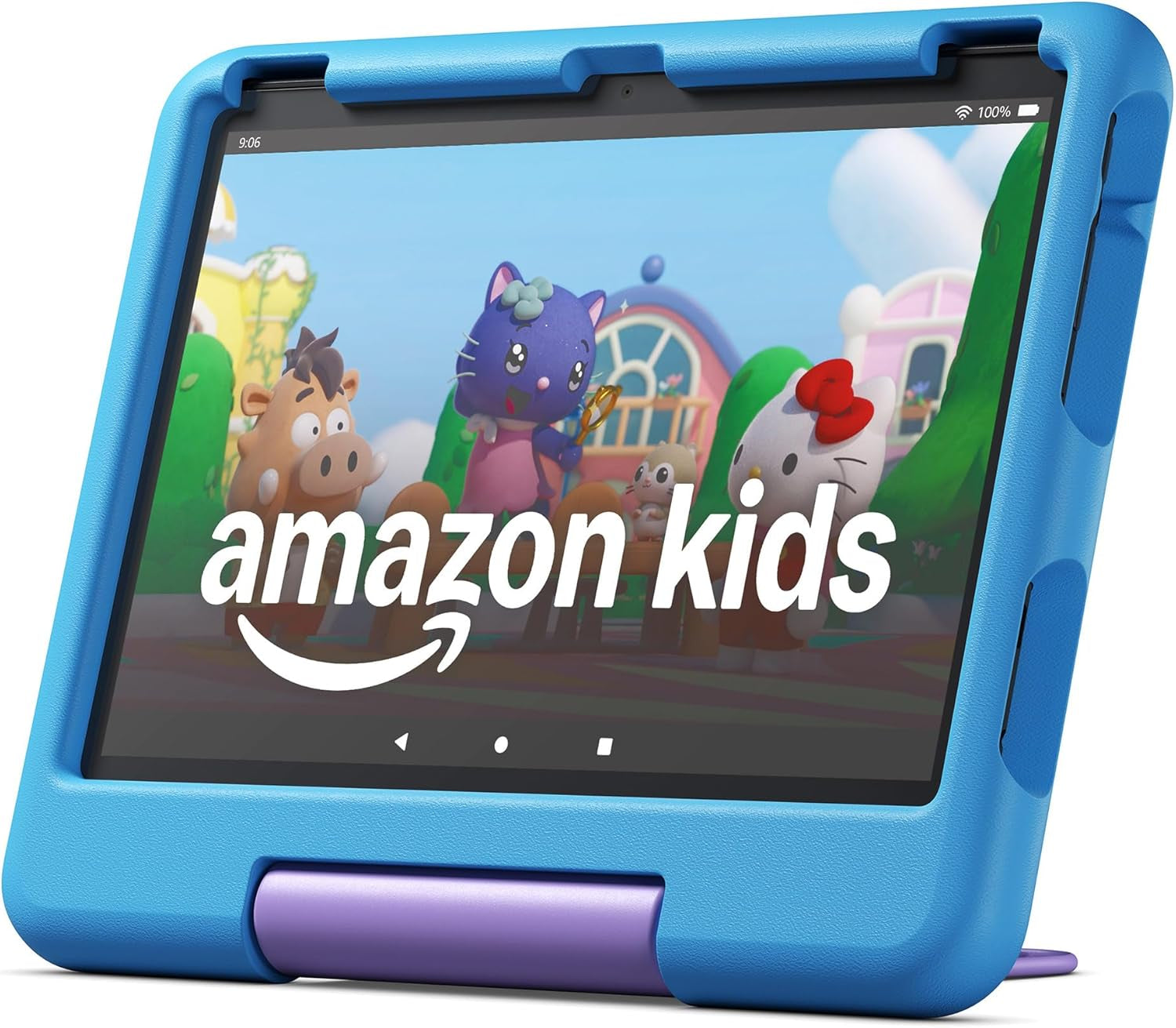 Fire HD 10 Kids Tablet (Newest Model) Ages 3-7 | Bright 10.1" HD Screen with Included Ad-Free and Exclusive Content, Robust Parental Controls, 13-Hr Battery, 32 GB, Blue