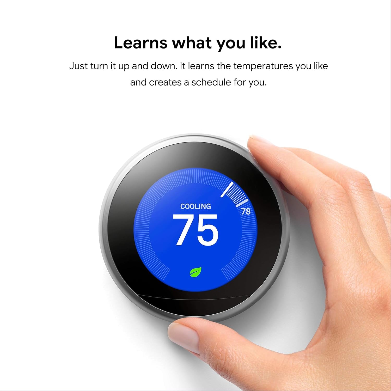 Nest Learning Thermostat - 3Rd Gen (2015) - Programmable Smart Thermostat for Home - Works with Alexa - White