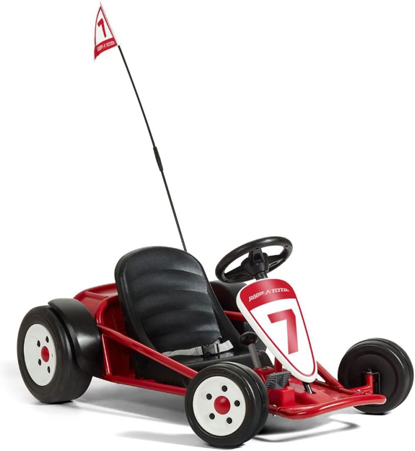 Kids Go Kart, Ultimate Outdoor Racing Cart for Ages 3 to 8 Years Old, Red