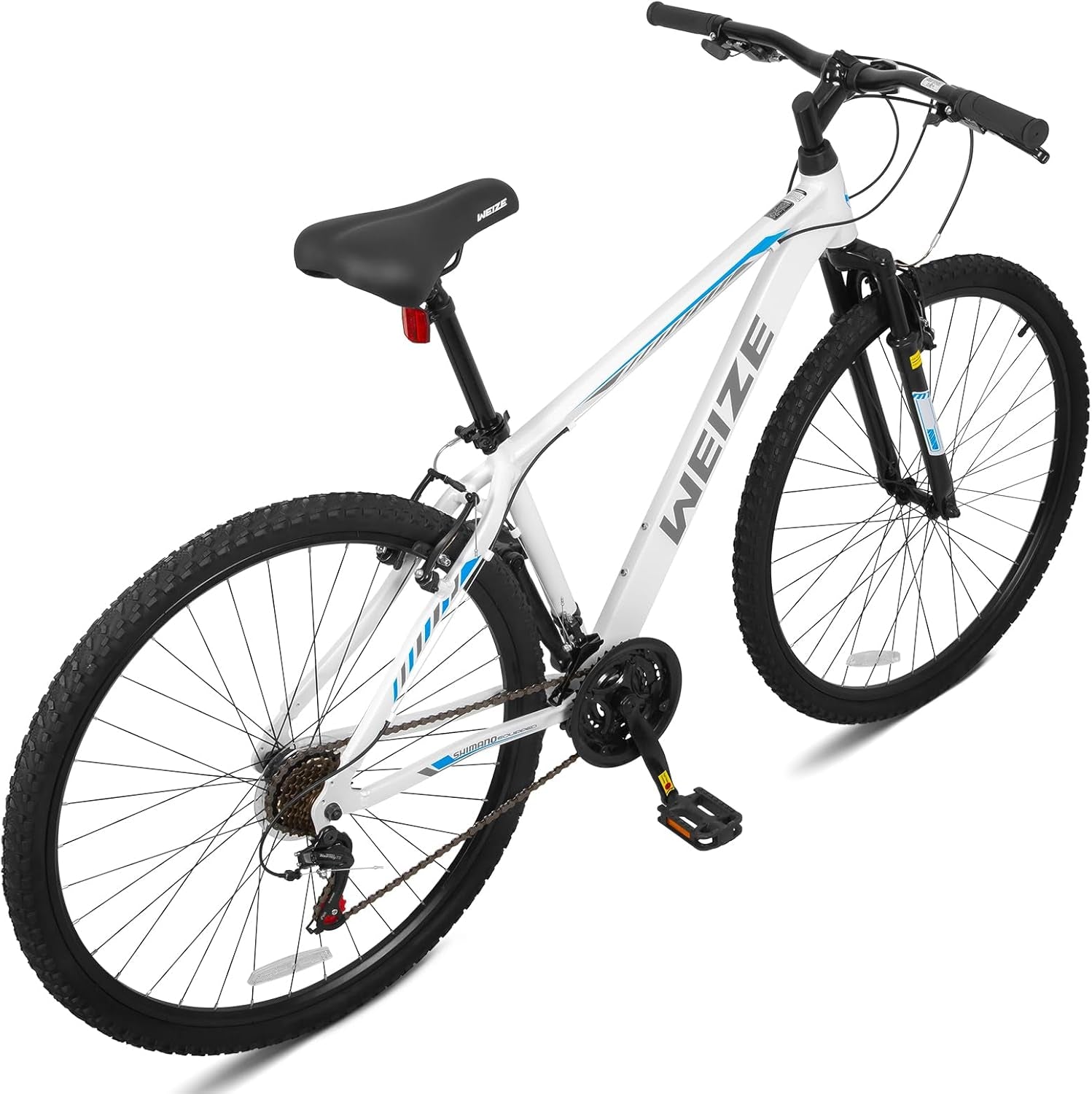 Hardtail Mountain Bike, 29 Inch Wheels Outdoor Cycling Bike, 21-Speed Trigger Shifter, Aluminum Frame for Men and Women, Comfort Saddle, MTB Bicycle with Suspension Fork