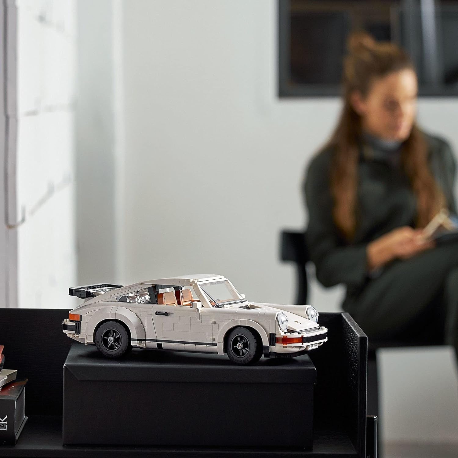 Icons Porsche 911 10295 Building Set, Collectible Turbo Targa, 2In1 Porsche Race Car Model Kit for Adults and Teens to Build, Gift Idea