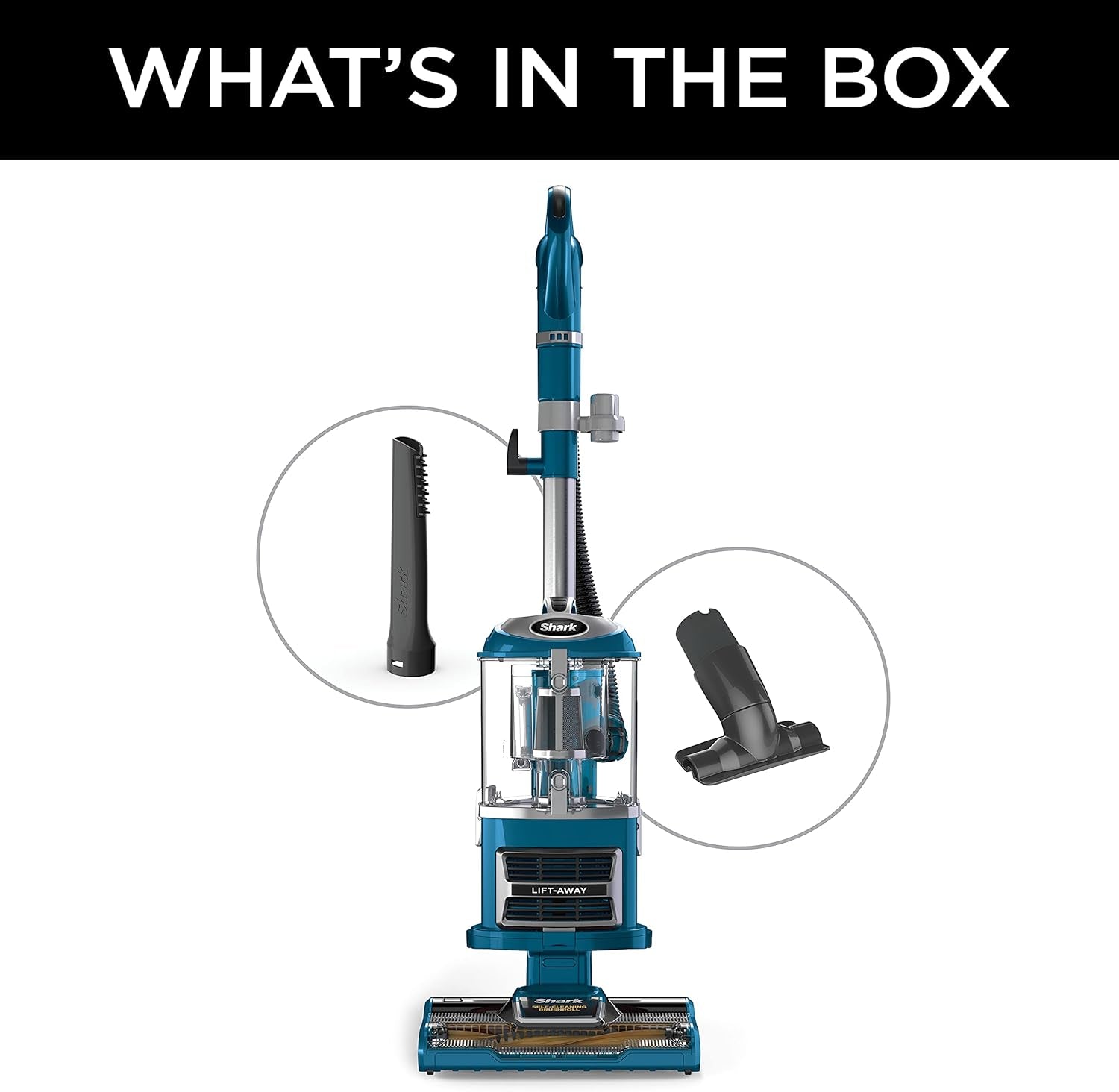 Upright Vacuum, Navigator Lift-Away with Self-Cleaning Brushroll, HEPA Filter, Swivel Steering, Upholstery Tool & Pet Crevice Tool, Perfect for Pets & Multi-Surface, Teal, ZU503AMZ