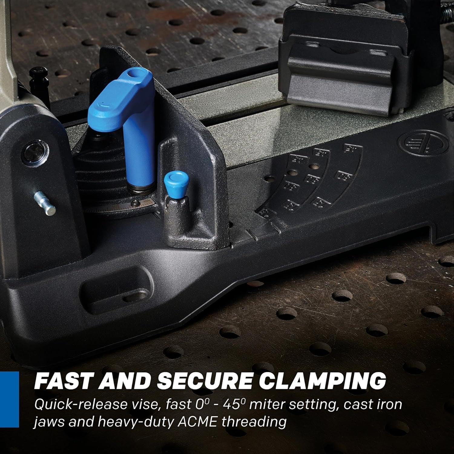 S15CPS 15" Heavy-Duty Metal Cutting Chop Saw | 3,500+ Cuts with EVOMAX14ST Blade | 15" Blade Compatible | Industrial Power Saw, Soft Start Motor, E-Brake, Precision Shadow Line Guide