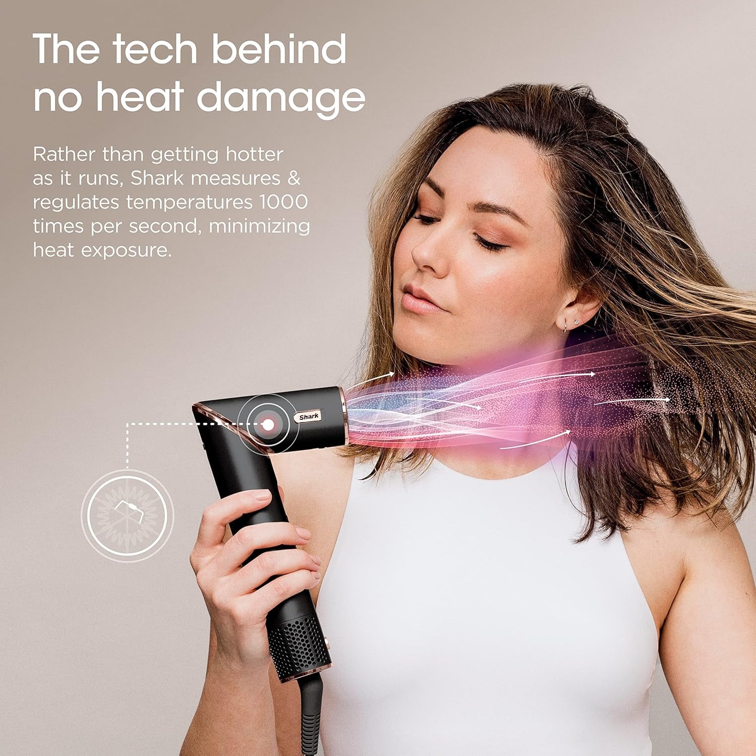 Hair Dryer | Flexstyle Hair Styling System | Portable & Powerful Blow Dryer Brush | Hair Curler & Volumizer | 6 Styling Tools Included | Best for All Hair Types | Black | HD440BK