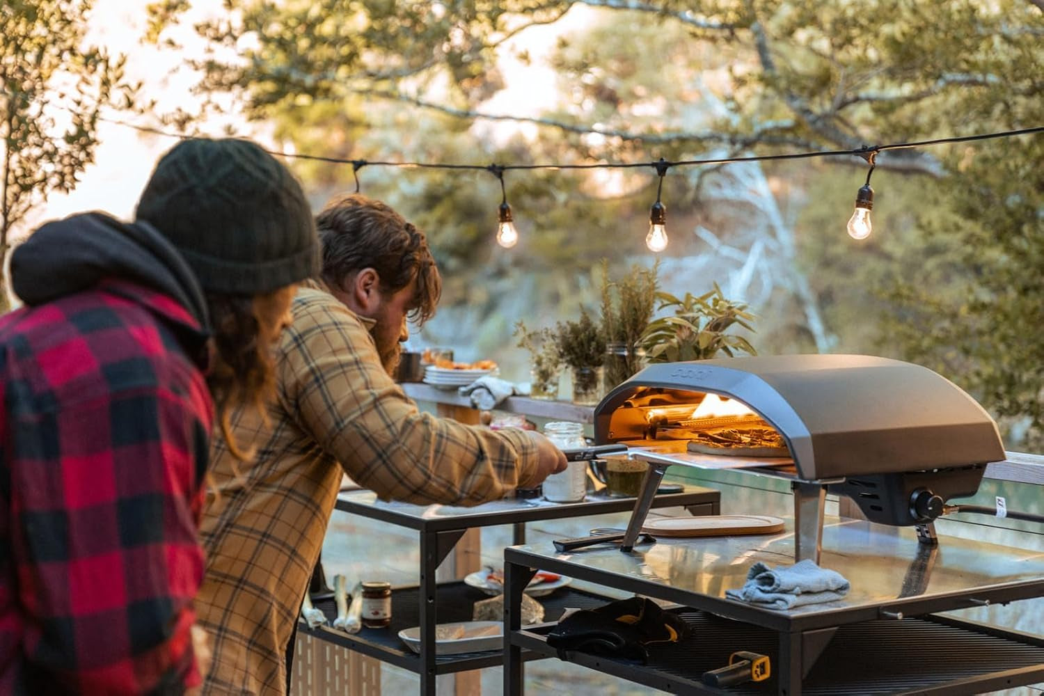 Koda 16 Gas Pizza Oven - Ultimate Pizza Oven Bundle - Includes 14" Perforated Pizza Peel, Turning Peel and Koda 16 Cover