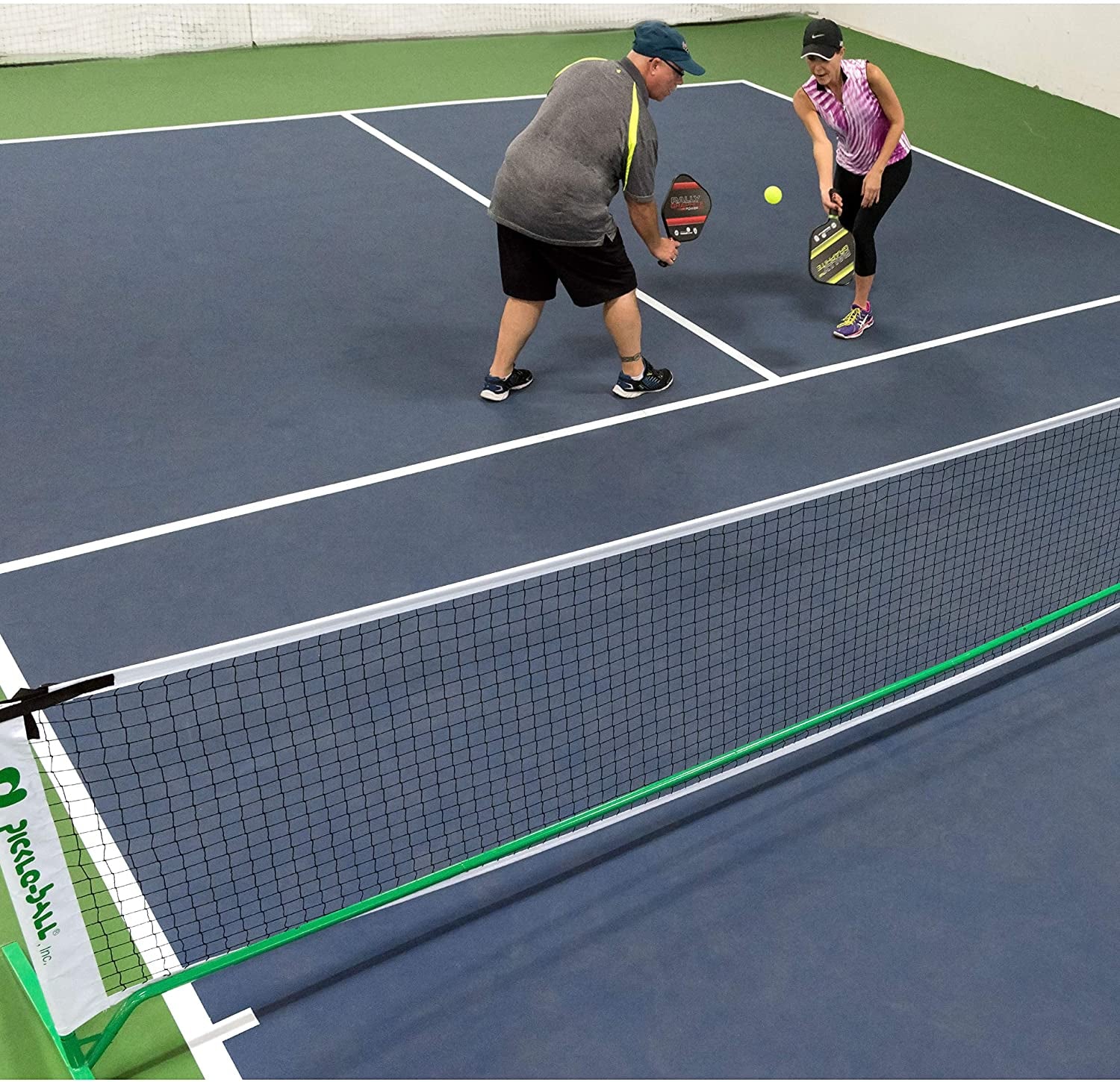 Pickleball 3.0 Tournament Net - Portable Lightweight Steel Construction for Outdoor Play - Durable Pickleball Net for Competitive and Recreational Use - Meets Tournament Net Regulation